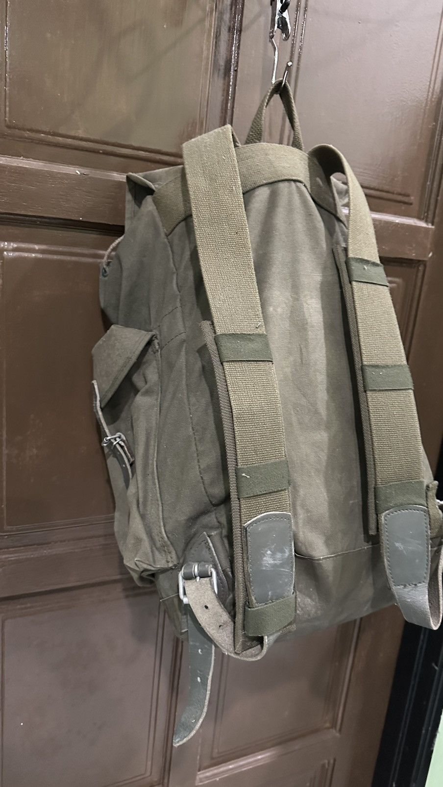 Army Of Me 🔥Rare🔥 1940s Deuter Augsburg Rucksack leather Backpack Size ONE SIZE - 5 Thumbnail