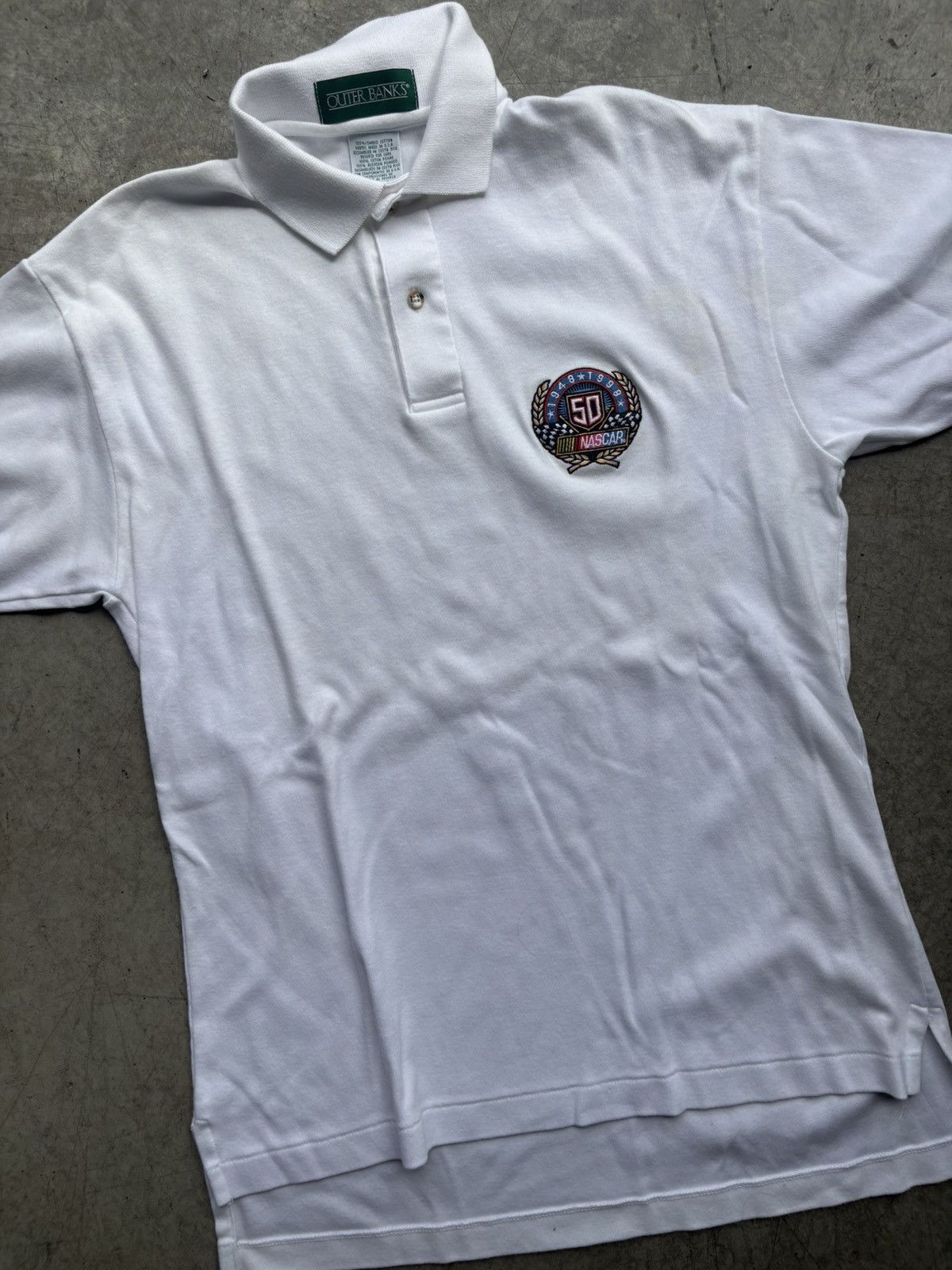 NASCAR Vintage 1998 Nascar Polo Shirt Size US M / EU 48-50 / 2 - 2 Thumbnail