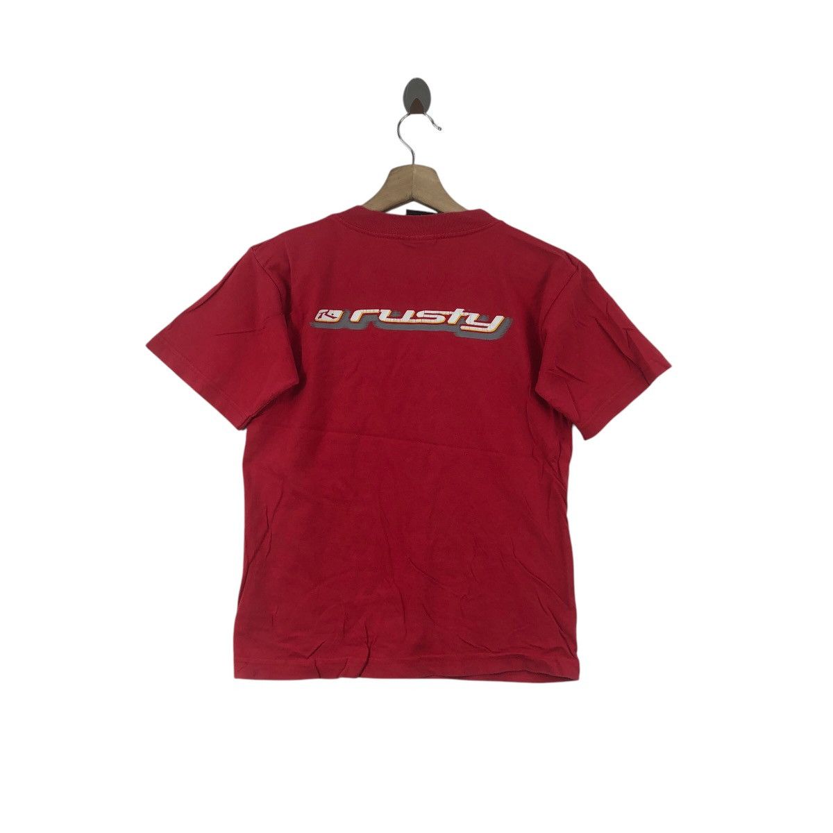 Vintage Vintage 90’ RUSTY SKATEBOARD SURF Stock Logo Tee Shirt Top Size US S / EU 44-46 / 1 - 3 Thumbnail