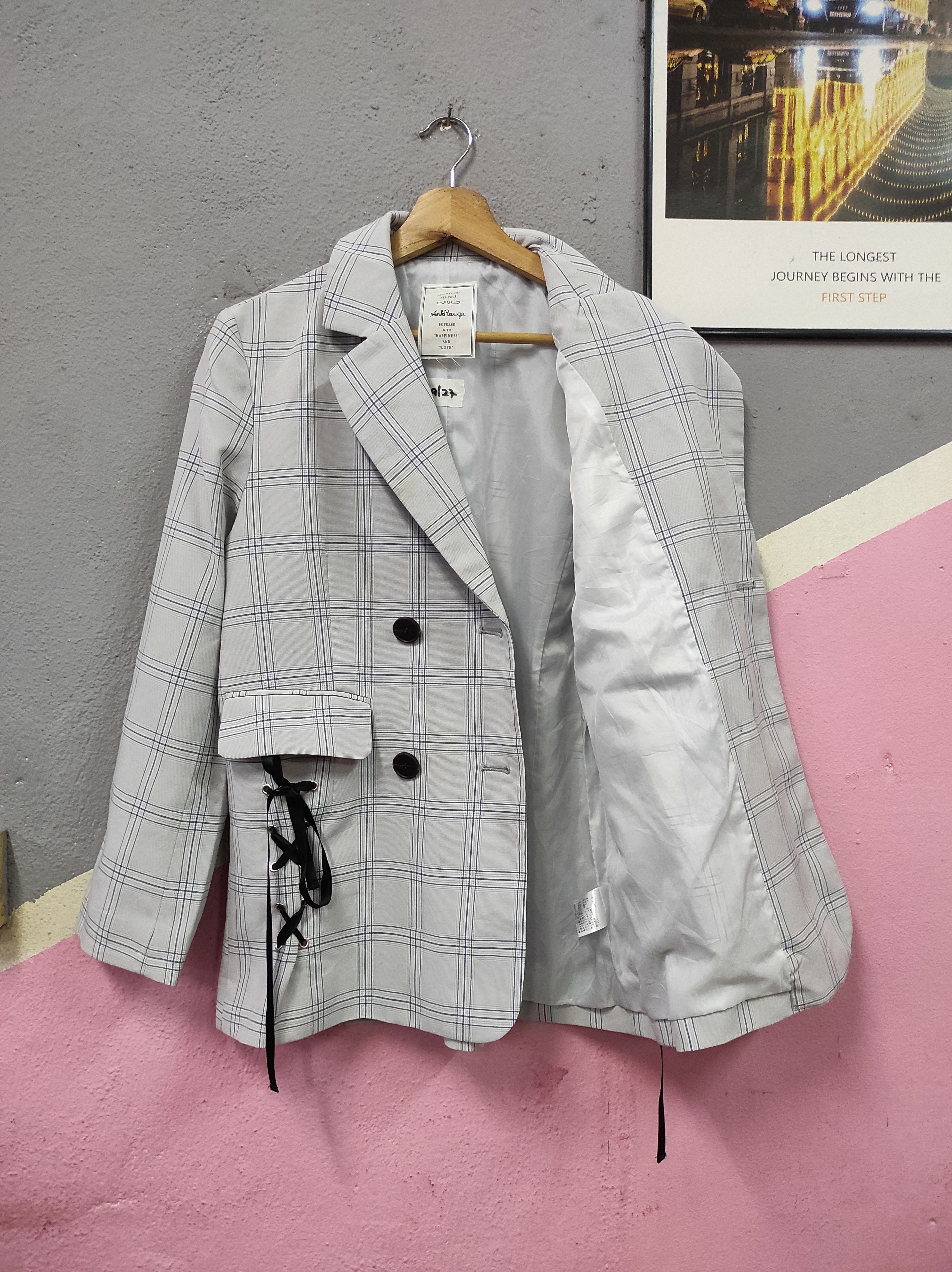 Other ANK ROUGE PLAID BLAZER Size M / US 6-8 / IT 42-44 - 3 Thumbnail