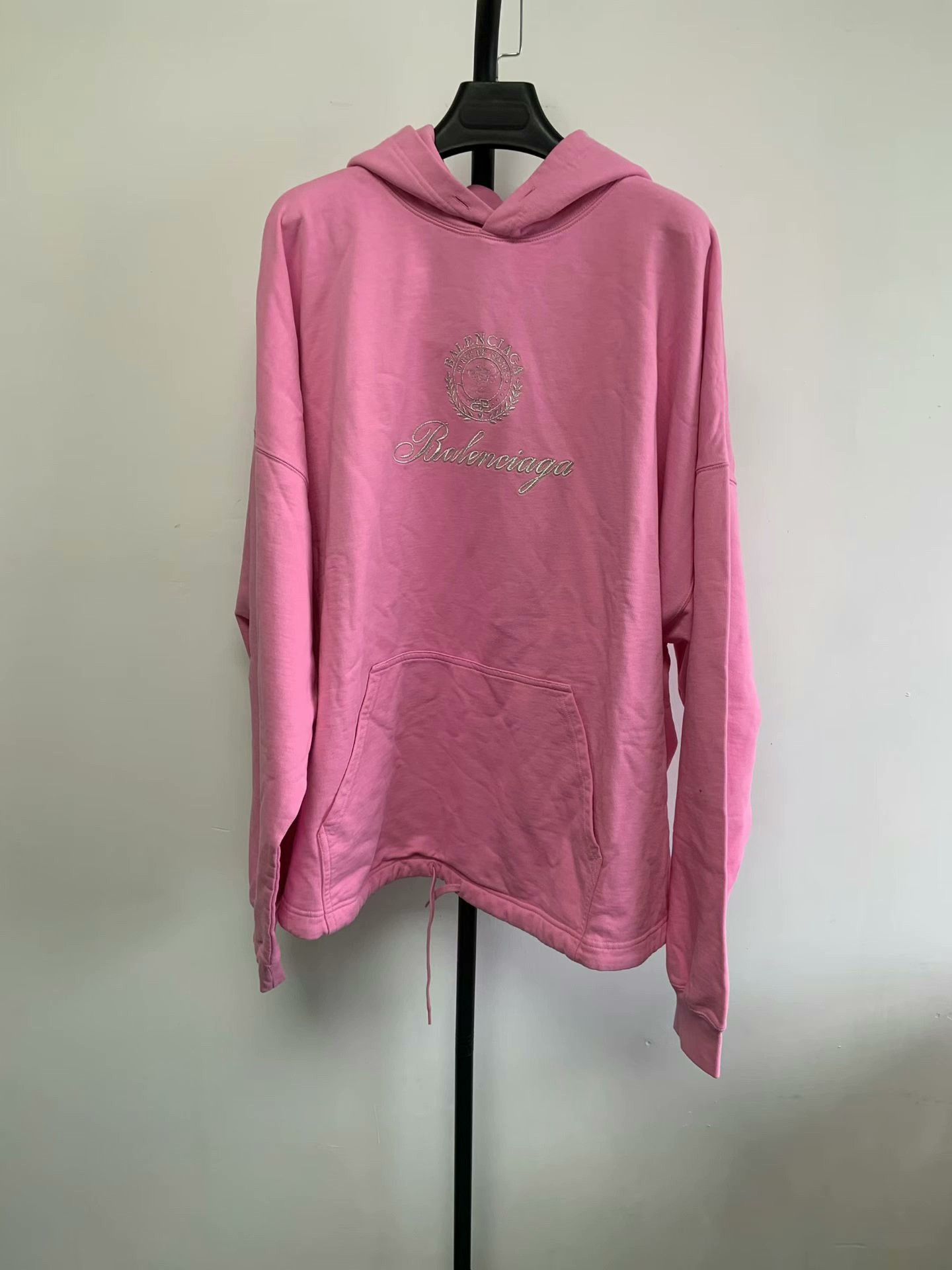 Balenciaga Balenciaga Geometric Pattern Hooded Oversized Sweatshirt Size S / US 4 / IT 40 - 1 Thumbnail