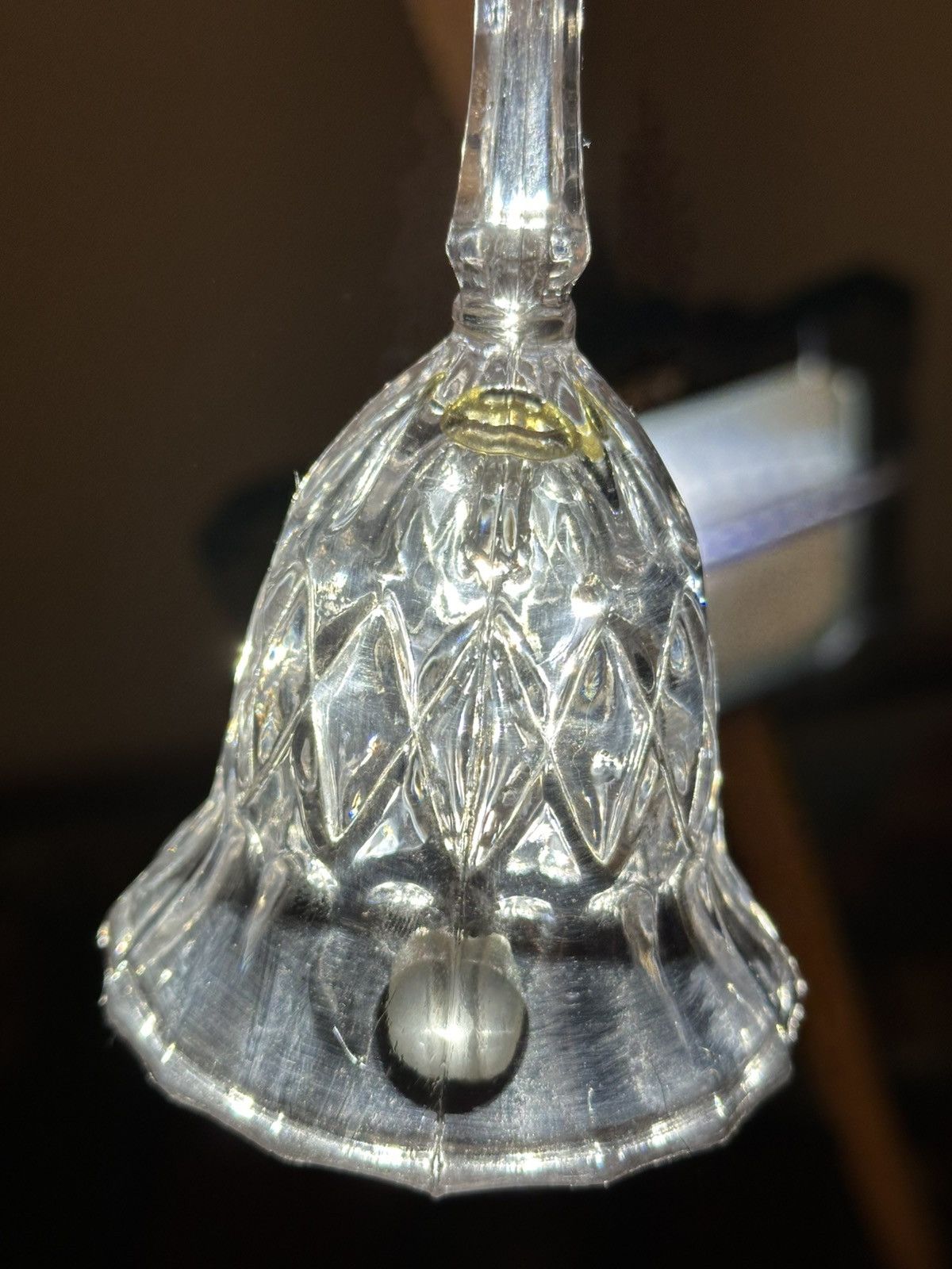 Other Vintage Elegant Clear Glass Bell Size ONE SIZE - 9 Thumbnail