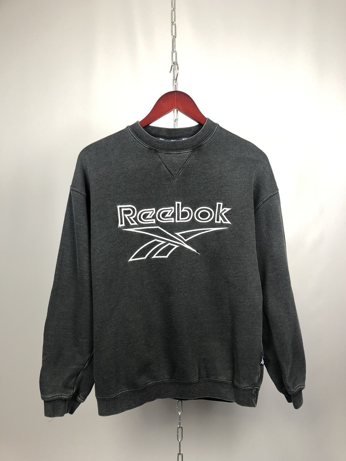 Reebok Rebook vintage sweatshirts big logo Size US S / EU 44-46 / 1 - 1 Thumbnail