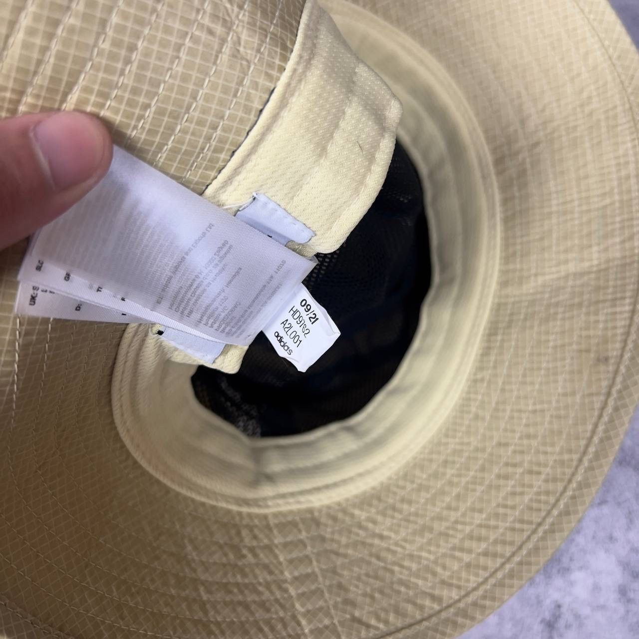 Adidas Adidas Adventure Panama Hat Beige Men’s Polyester Size ONE SIZE - 8 Thumbnail