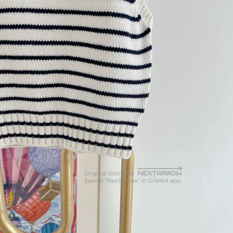 Dior Dior Knitted striped sleeveless Size XS / US 0-2 / IT 36-38 - 4 Thumbnail