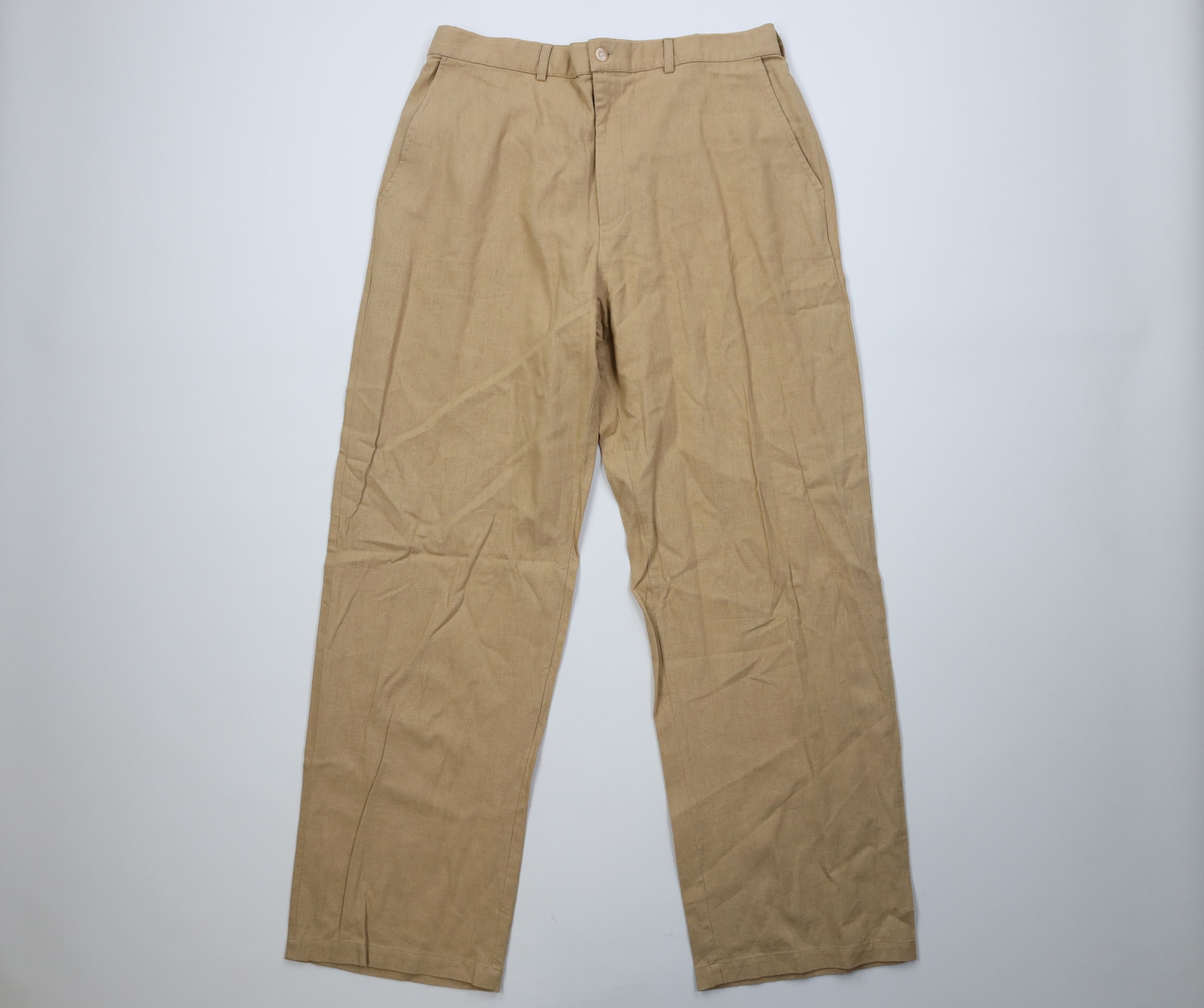 Vintage Vintage 90s Streetwear Wide Leg Chino Pants Trousers Size US 38 / EU 54 - 1 Thumbnail