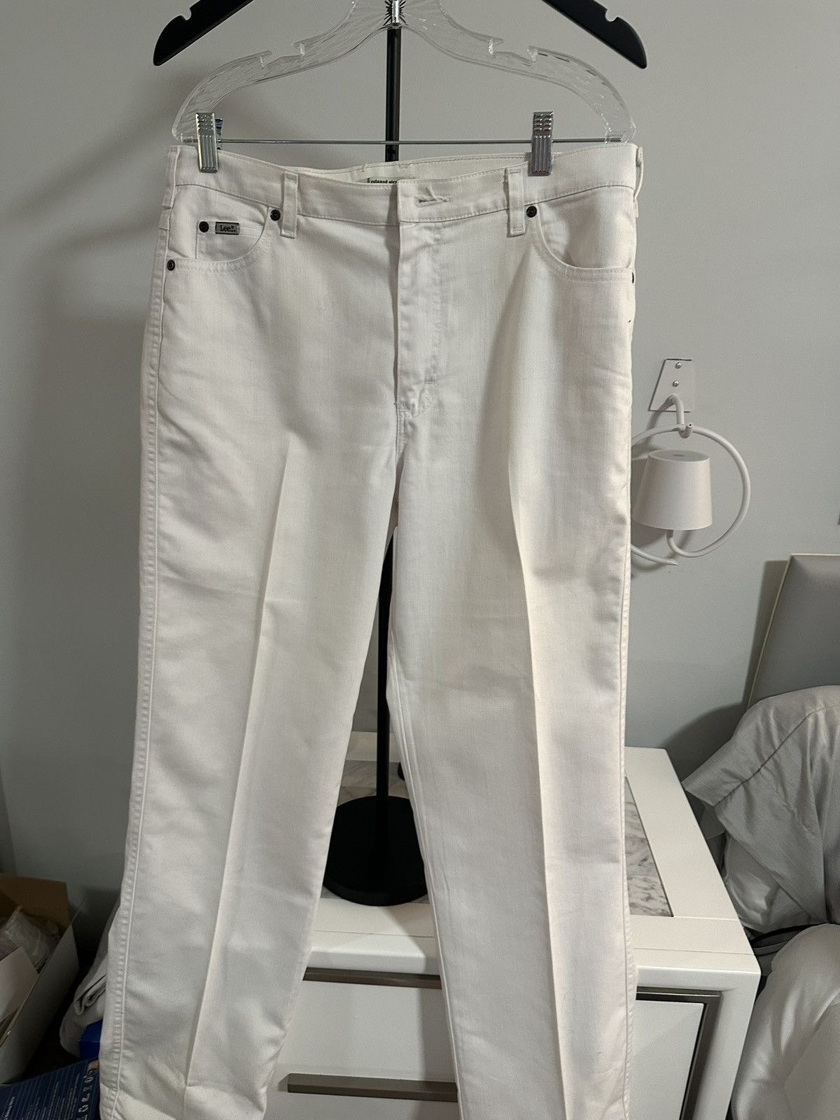 Lee Lee white jeans Size 36" / US 14 / IT 50 - 1 Thumbnail