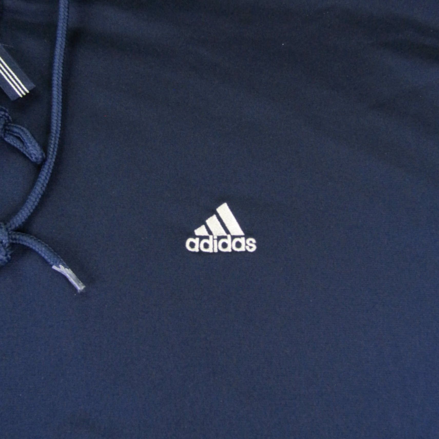 Adidas VINTAGE adidas Jacket Mens L Blue Zip Hooded Full Zip Pockets Track Outdoor Sports Basic Jacket Size US L / EU 52-54 / 3 - 3 Thumbnail