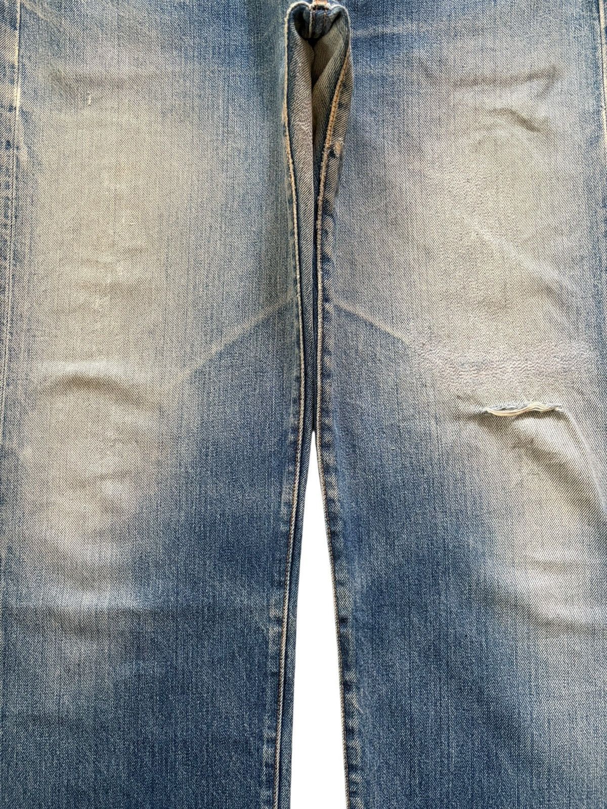 Levi's Vintage 90s Levis 501 Big E Selvedge Distress Baggy Jeans Size US 32 / EU 48 - 3 Thumbnail