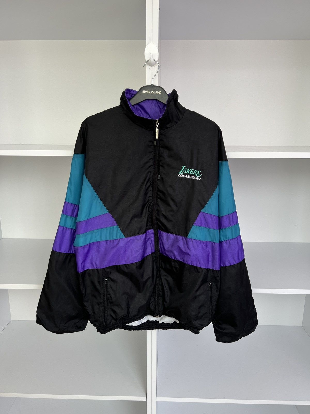 Other Vintage Los Angeles Lakers 90s style track jacket Size US XXL / EU 58 / 5 - 3 Thumbnail