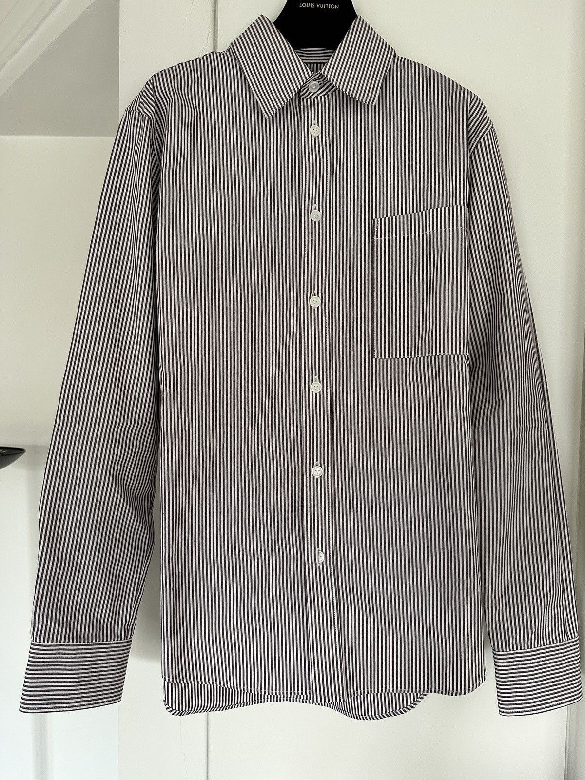 Bottega Veneta Bottega veneta men’s striped shirt compact Size US S / EU 44-46 / 1 - 1 Thumbnail
