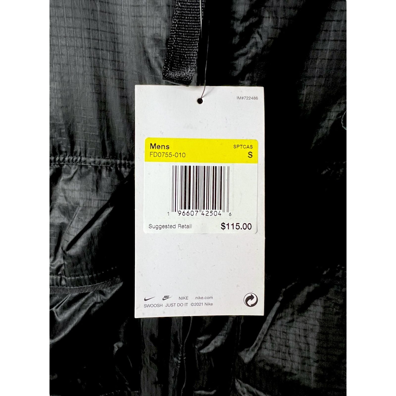 Nike Nike Tech Men's Small 2-Pocket Black Loose Fit Utility Vest Size US S / EU 44-46 / 1 - 6 Thumbnail