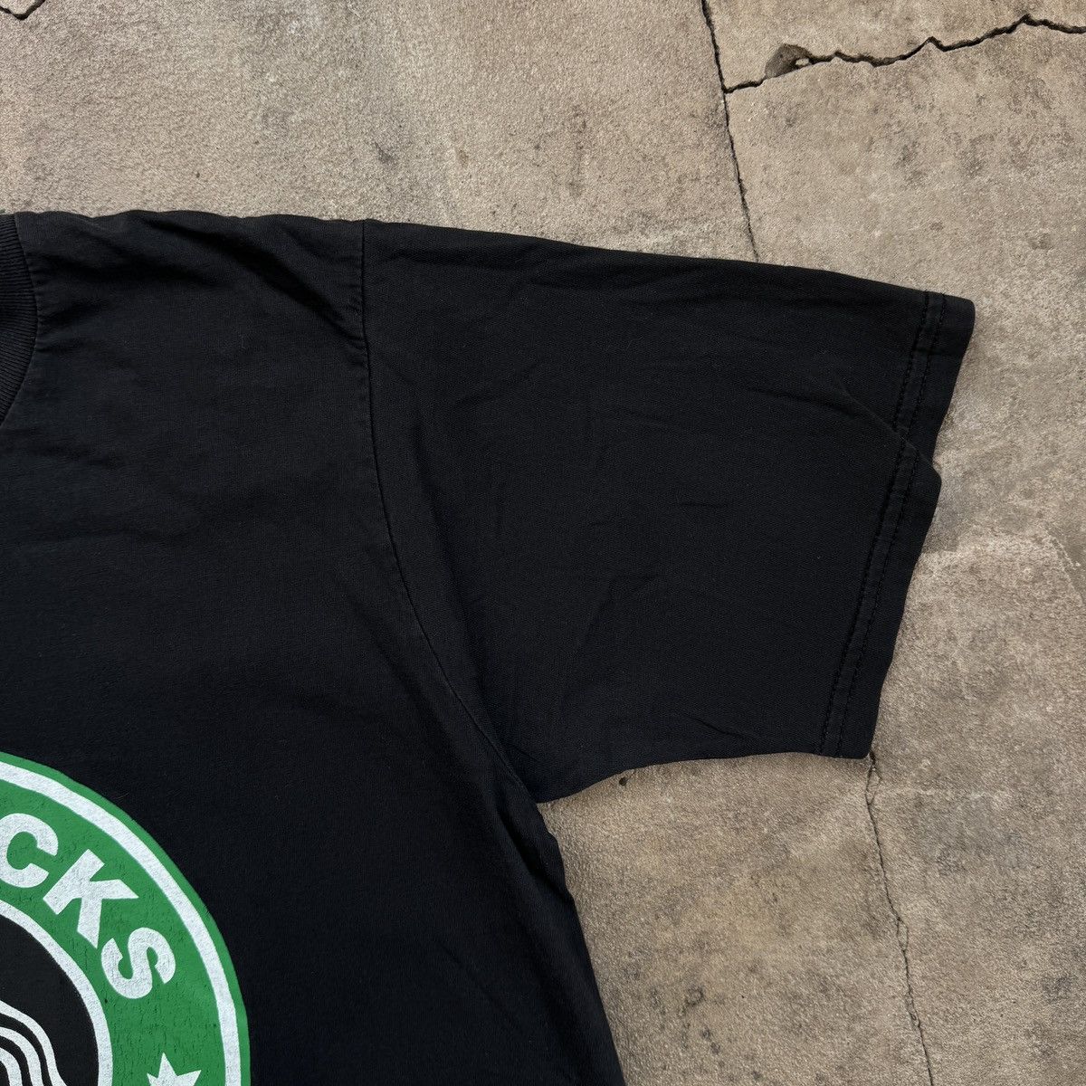 Vintage VIntage Starfucks Fo Free Adult T-Shirt Starbucks Size US L / EU 52-54 / 3 - 5 Thumbnail