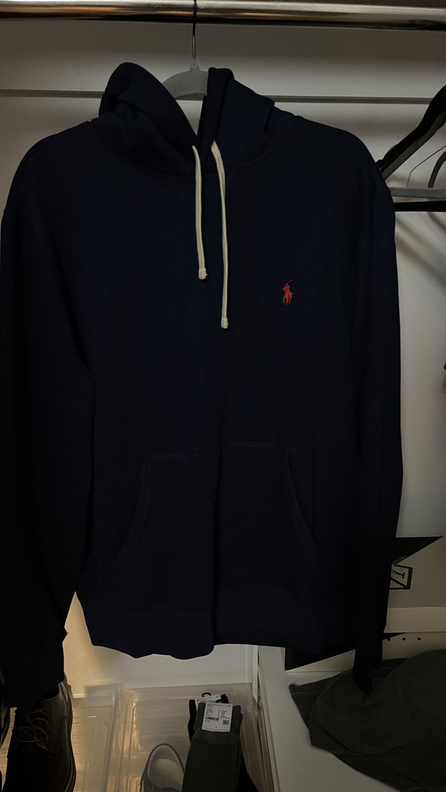 Polo Ralph Lauren Navy blue polo ralph lauren pullover hoodie Size US L / EU 52-54 / 3 - 1 Thumbnail