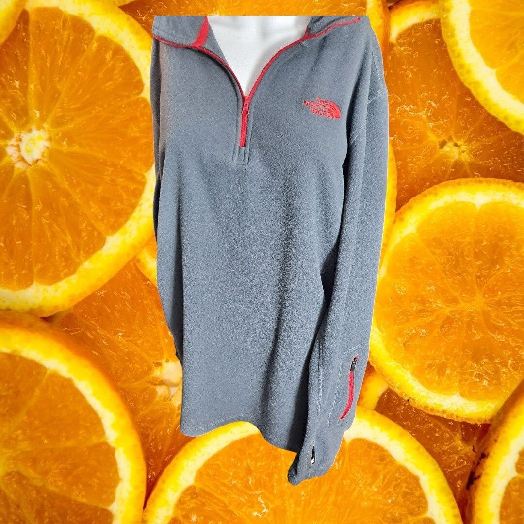 The North Face The North Face Fleece Pullover 1/4 Zip Lightweight Gray Mens Size US L / EU 52-54 / 3 - 1 Thumbnail