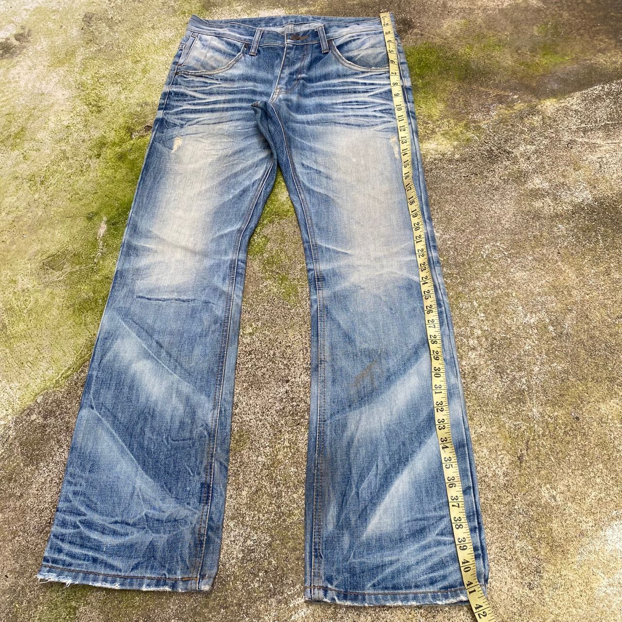 Japanese Brand Vintage Improves People Republic Distressed Denim Size US 32 / EU 48 - 9 Thumbnail