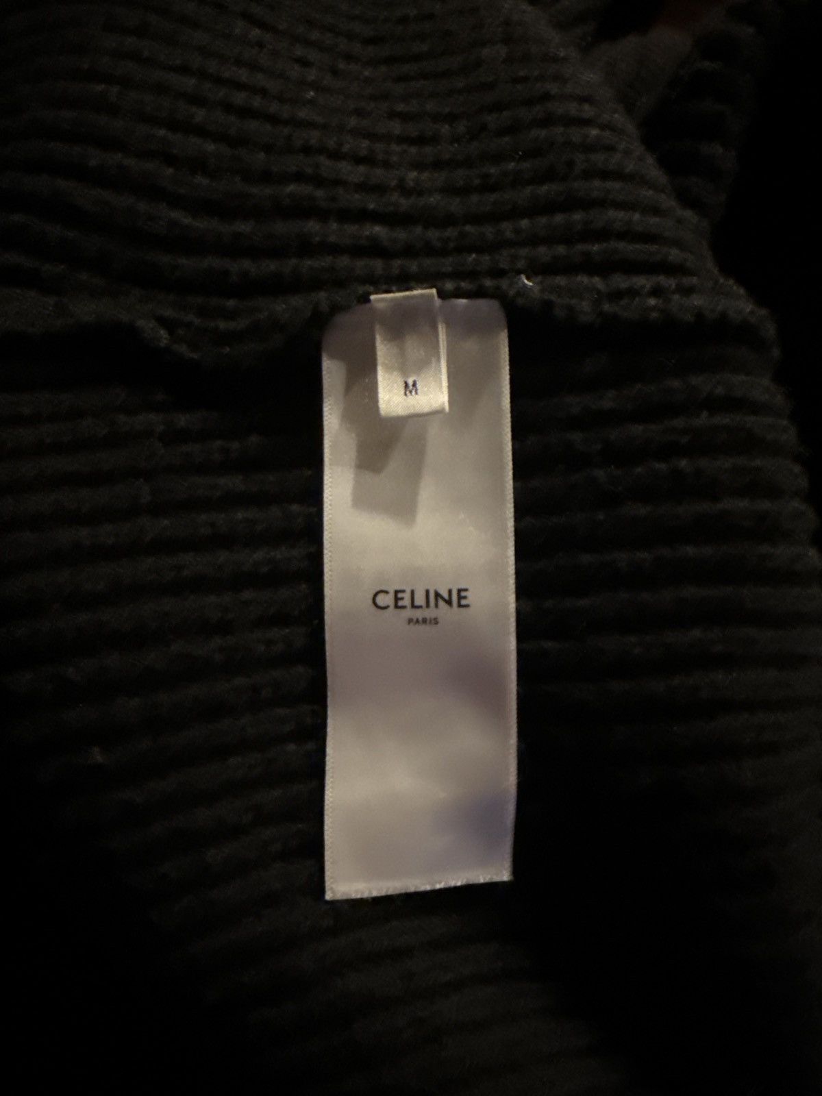 Celine Celine Wool Logo Hoodie Size US L / EU 52-54 / 3 - 4 Thumbnail