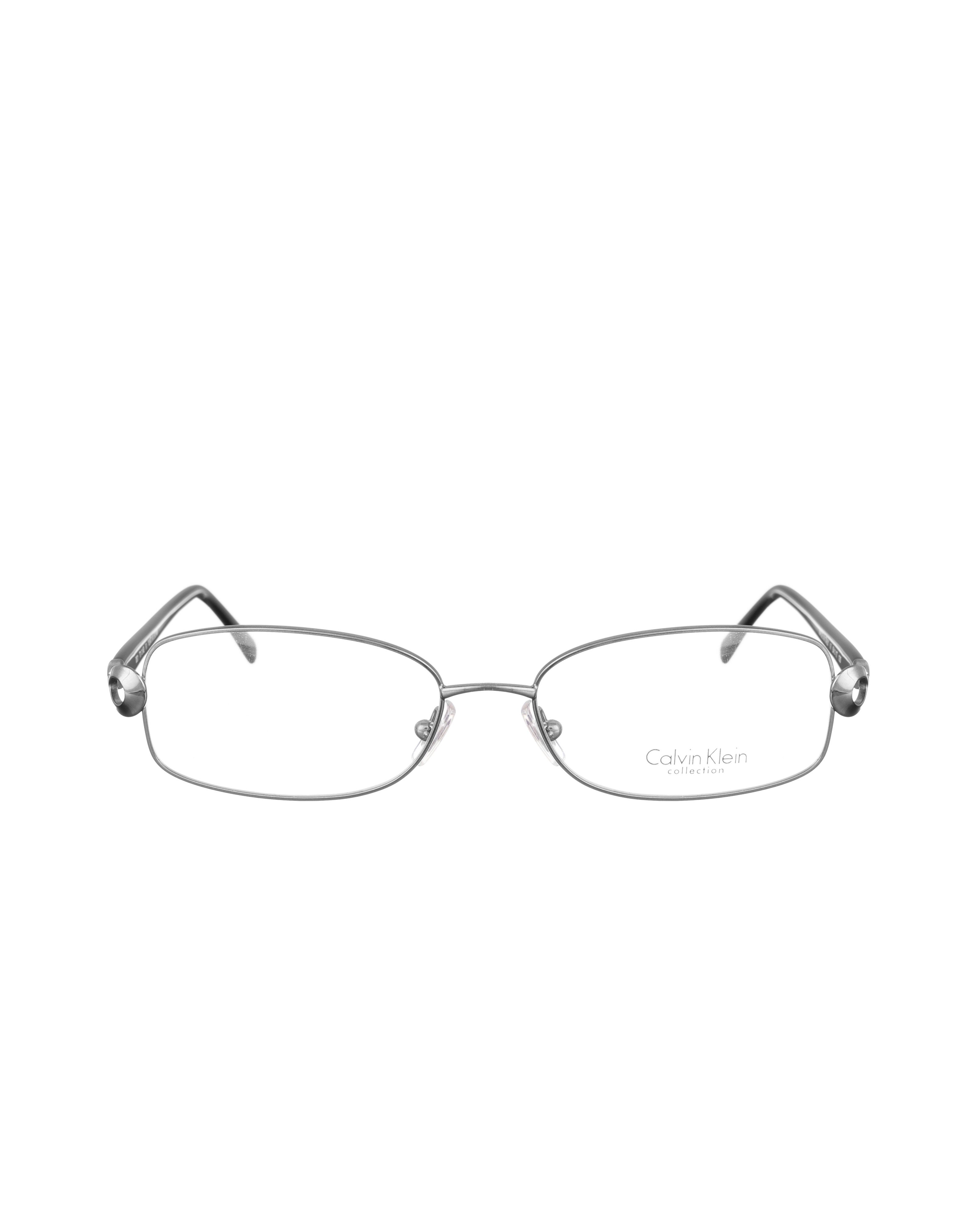 Calvin Klein Calvin Klein 00s Metallic Black Thin Glasses Size ONE SIZE - 3 Thumbnail