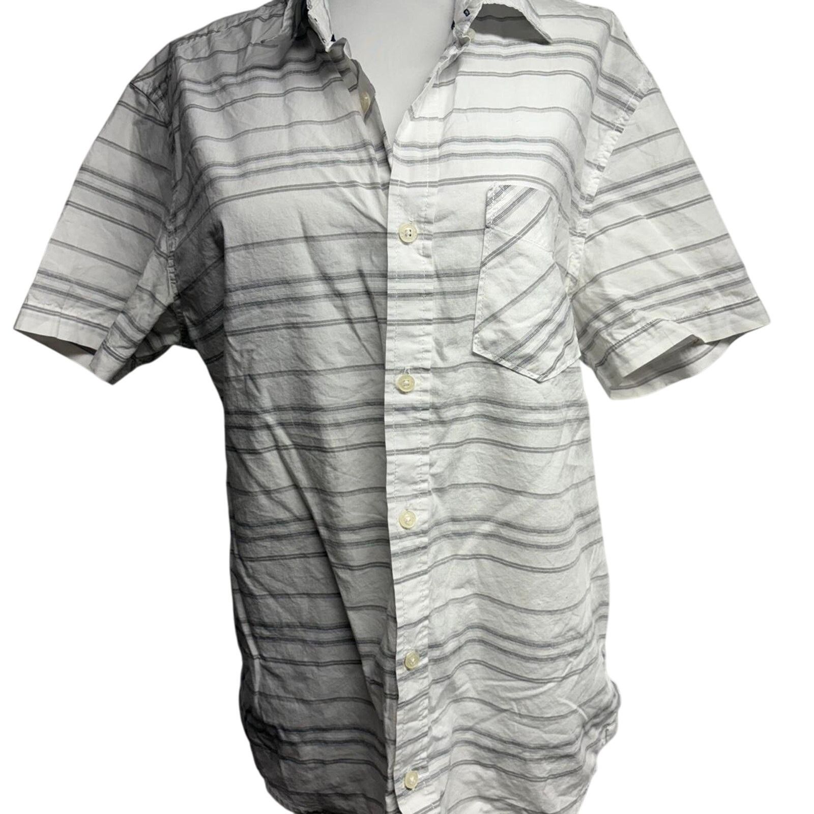 Aeropostale White and grey striped aeropostale Size US M / EU 48-50 / 2 - 1 Thumbnail
