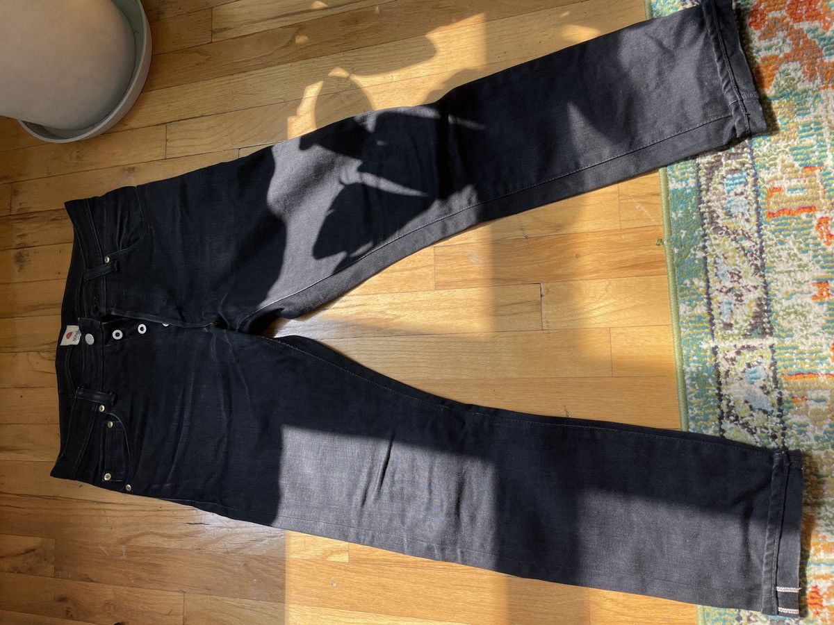 SOMET Somet 005 Raw Denim Black x White Size US 30 / EU 46 - 1 Thumbnail