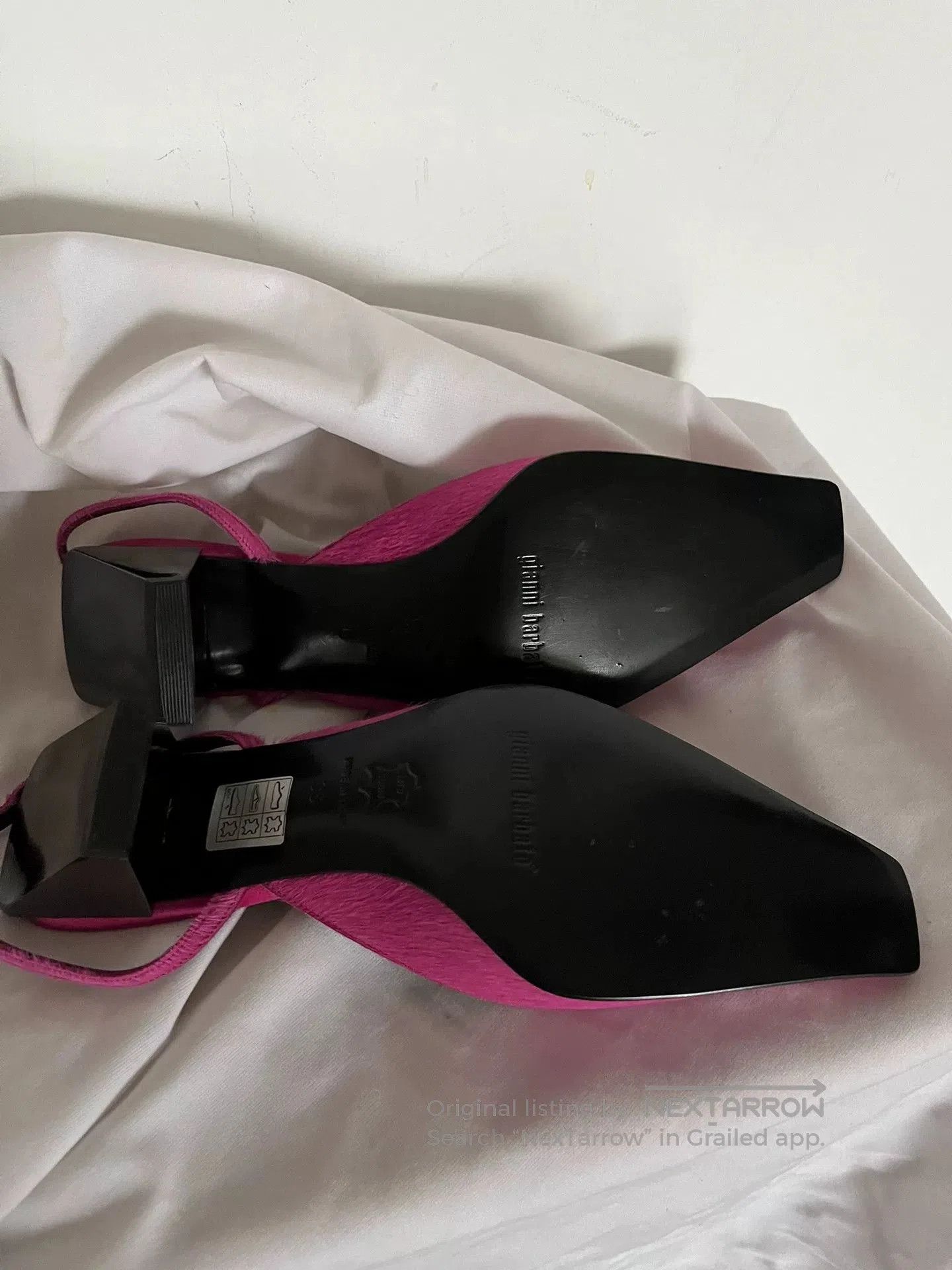 Gianni Barbato Gianni Barbato Pink Furry High Heels. Size US 5 / IT 35 - 4 Thumbnail