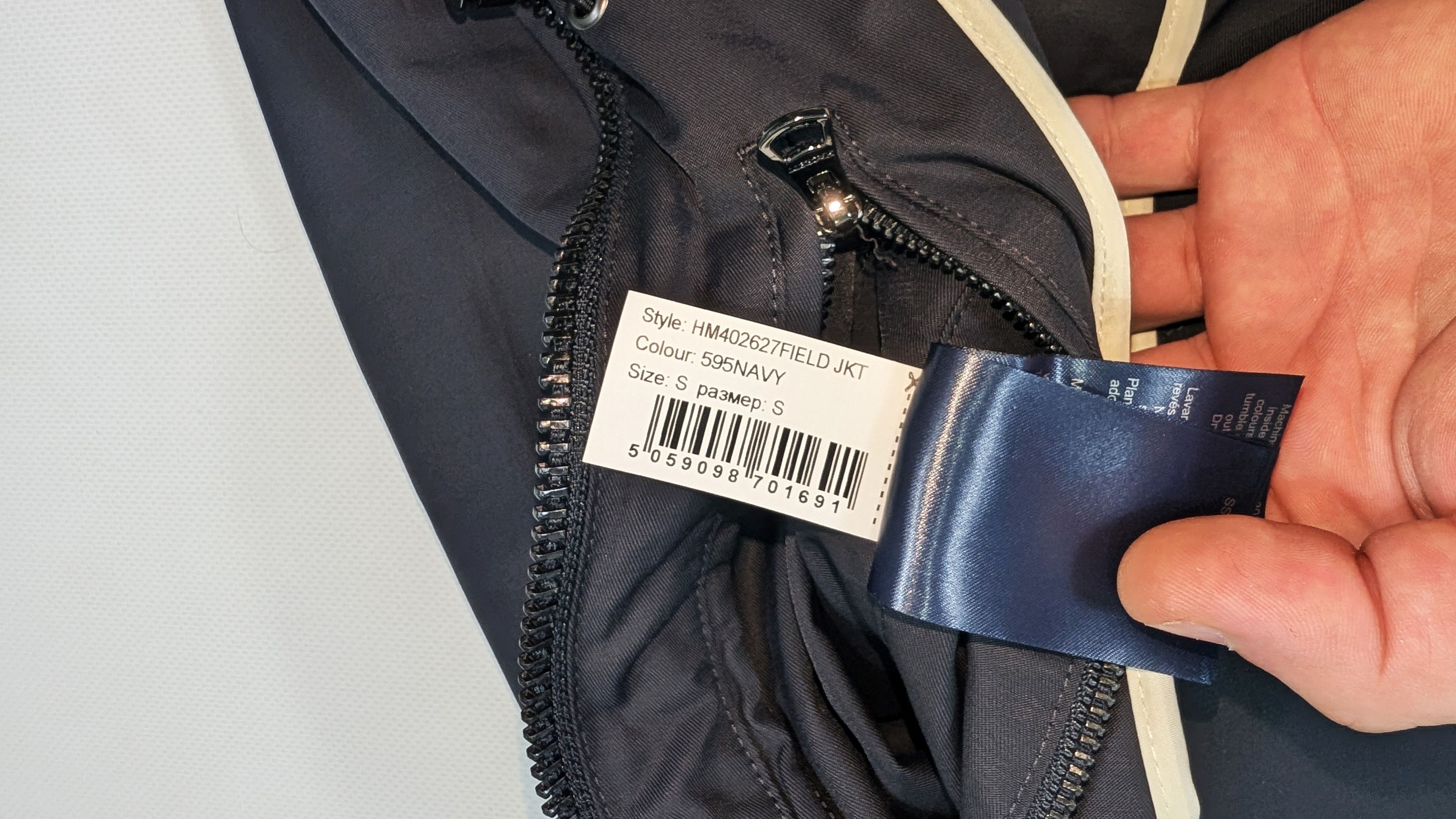 Hackett Hackett London Navy Water Resistant Utility Field Jacket Size US S / EU 44-46 / 1 - 9 Thumbnail