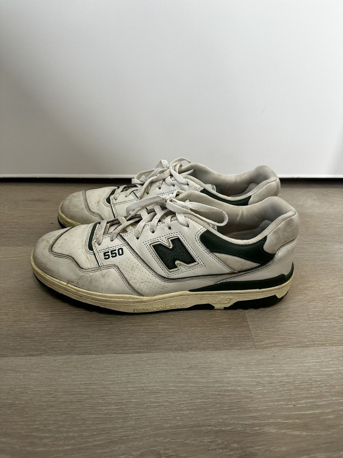 Aime Leon Dore × New Balance New Balance x ALD 550 Green White Evergreen Size US 13 / EU 46 - 1 Thumbnail