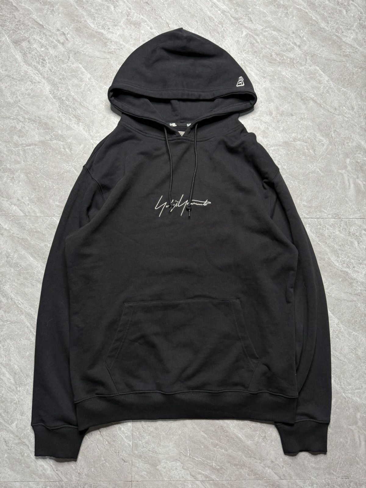 New Era × Yohji Yamamoto Yohji Yamamoto x New Era Embroidered Logo Hoodie Jacket Size US L / EU 52-54 / 3 - 1 Thumbnail