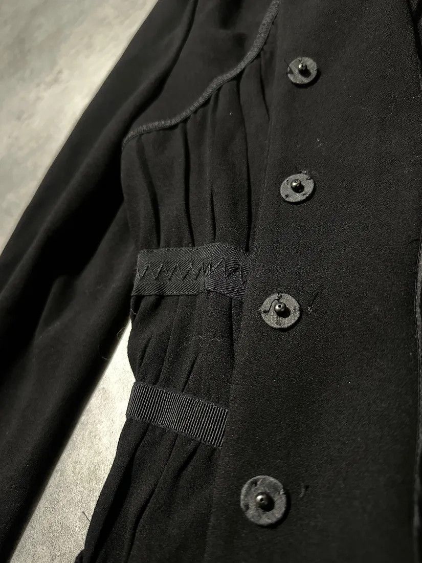 Prada × Vintage SS2007 Prada Black Pleats Shirt Size US S / EU 44-46 / 1 - 5 Thumbnail