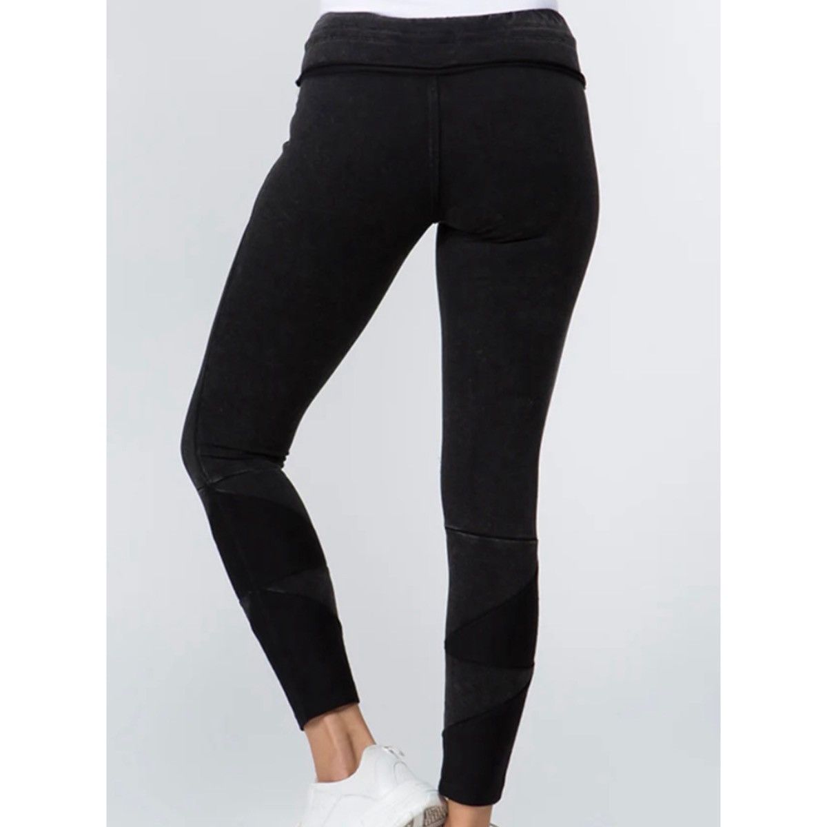 Other mid rise acid wash leggings with pockets and drawstring Size 34" / US 12 / IT 48 - 2 Thumbnail