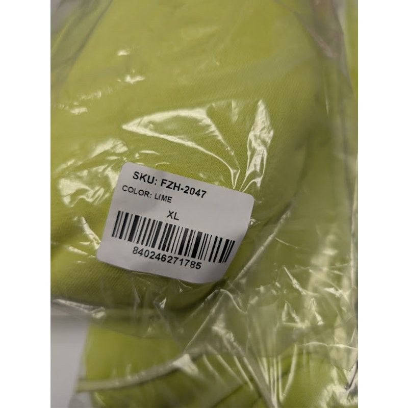 Gallery Dept. o1rshd1 French Logo Zip Up Hoodie in Lime Green XL Size US XL / EU 56 / 4 - 21 Thumbnail