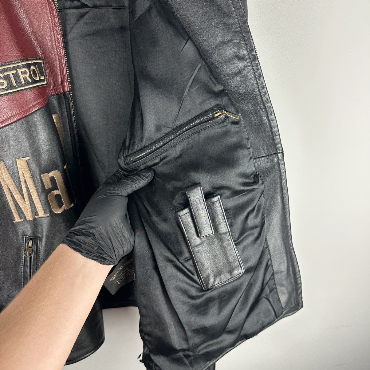Marlboro Vintage Rare Marlboro Racing Leather Jacket Brando Size US XXL / EU 58 / 5 - 16 Thumbnail