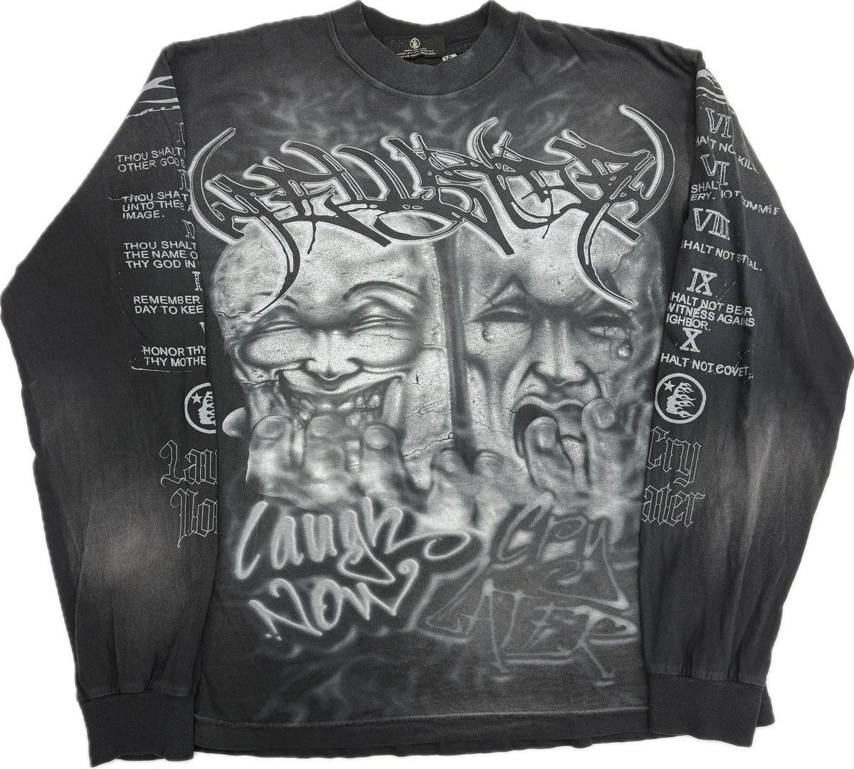 HELLSTAR Hellstar Moto Cross Long Sleeve T-shirt | Grailed