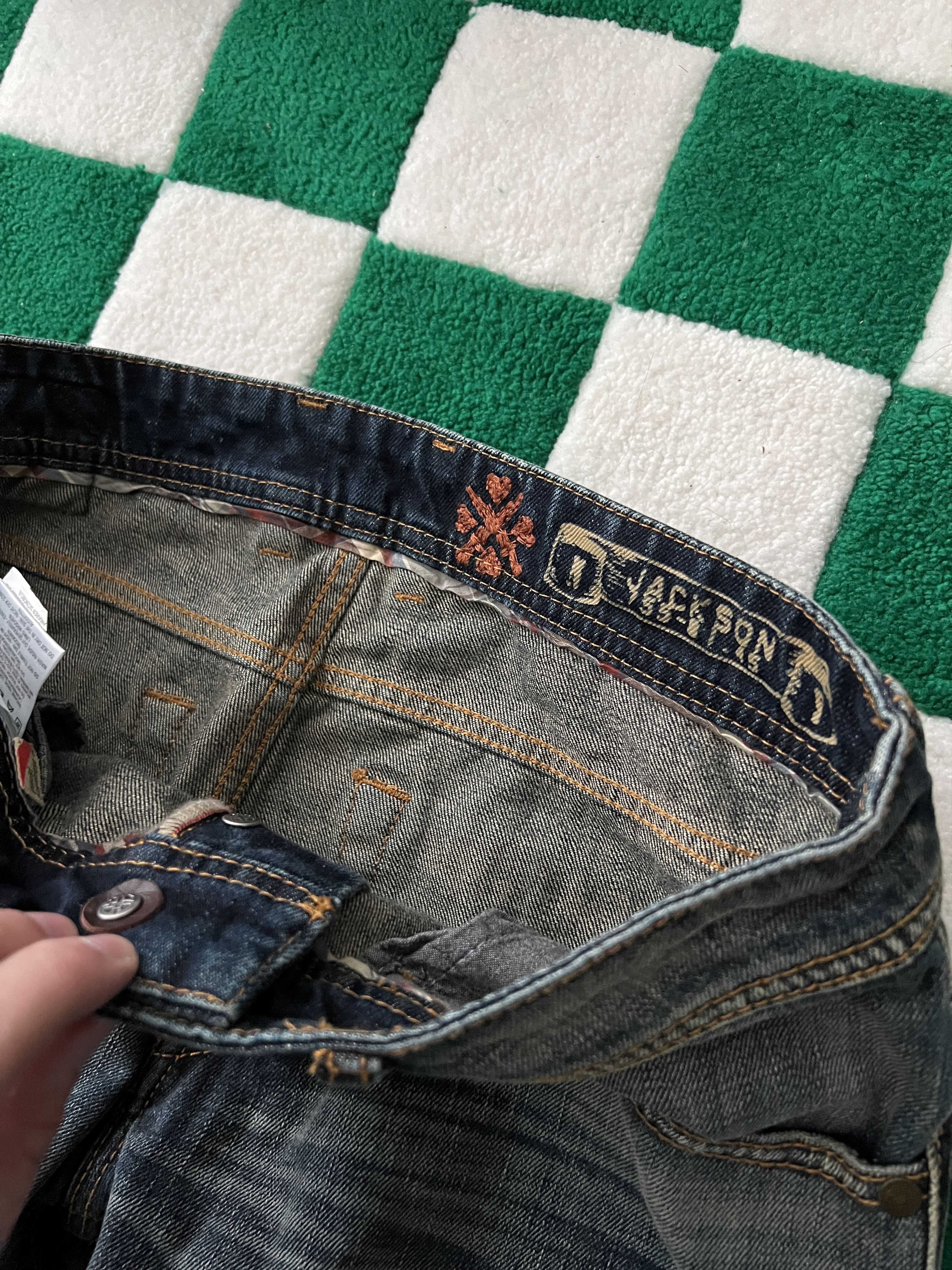 Japanese Brand Vintage Y2K Tribeca New York Japanese Denim Jeans Size US 30 / EU 46 - 14 Thumbnail