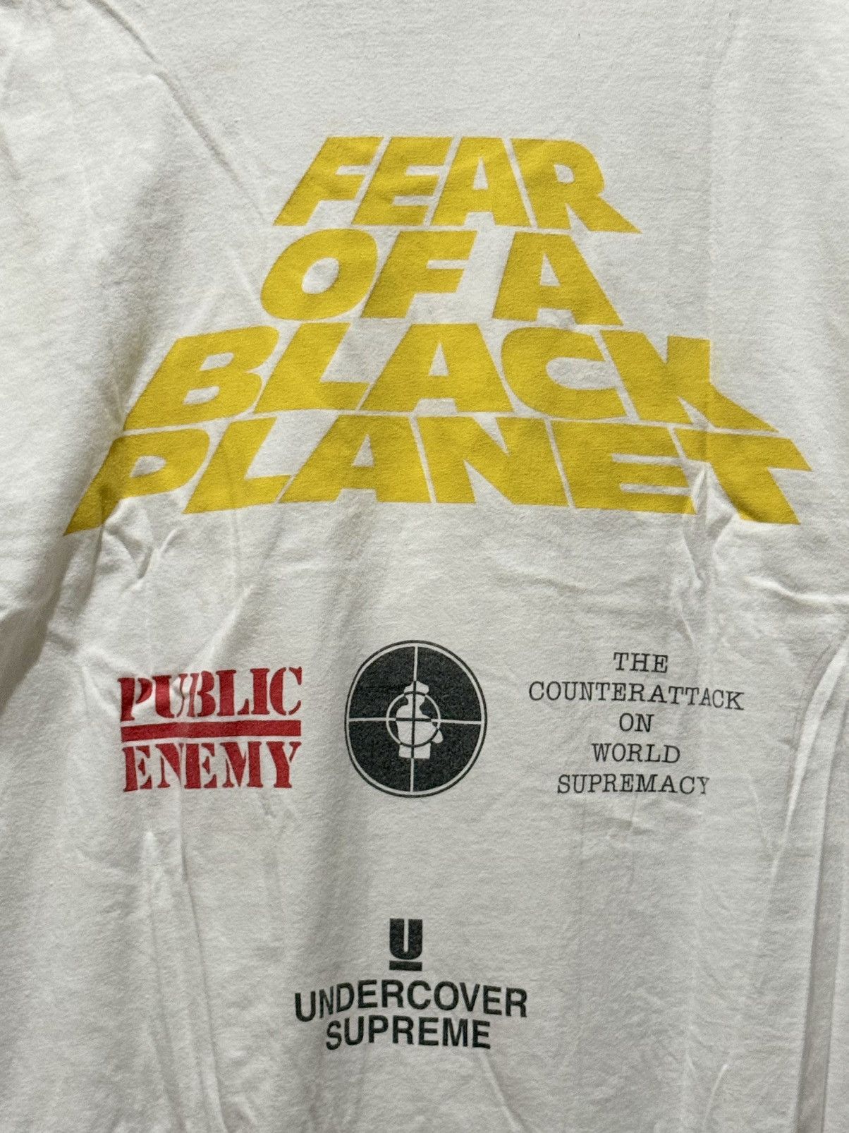 Public Enemy × Supreme × Undercover Supreme x Undercover Public Enemy White House Tee White Size US XL / EU 56 / 4 - 4 Thumbnail
