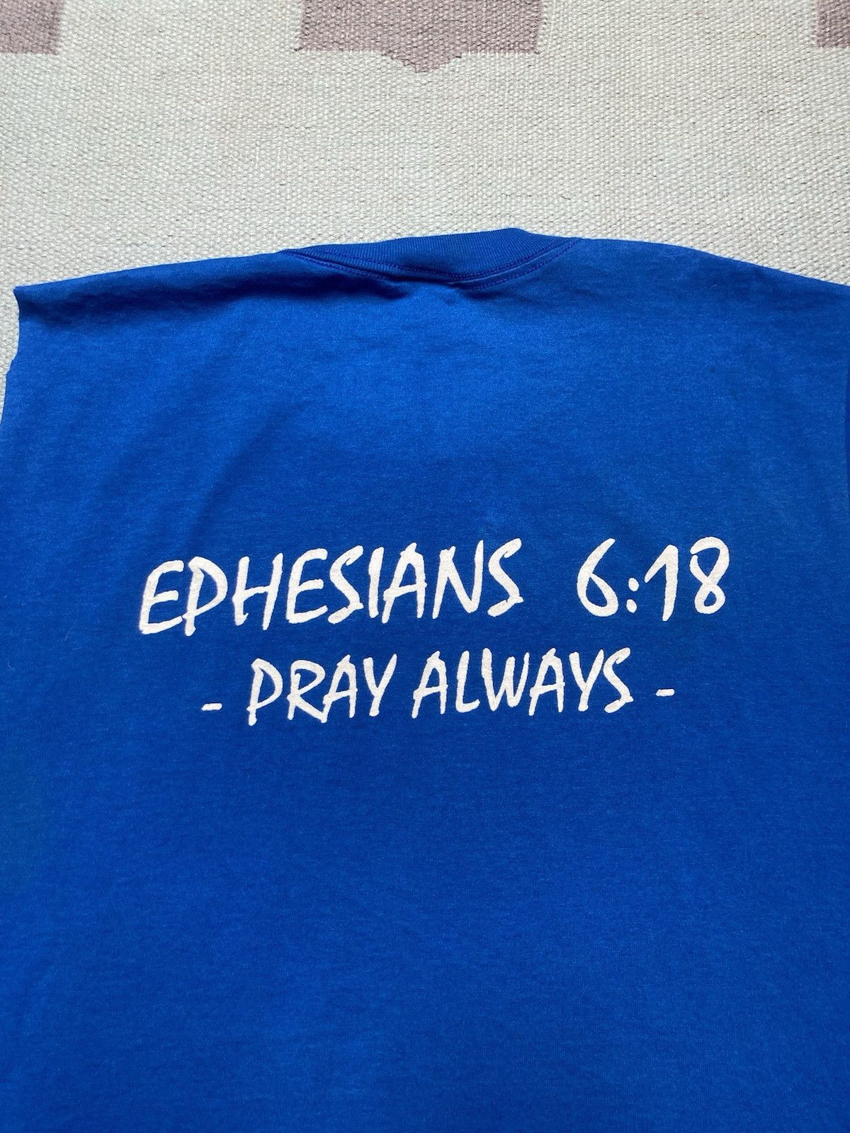 Vintage Jesus t shirt hoopin for him celebrity basketball tour 02 XL Size US XL / EU 56 / 4 - 6 Thumbnail