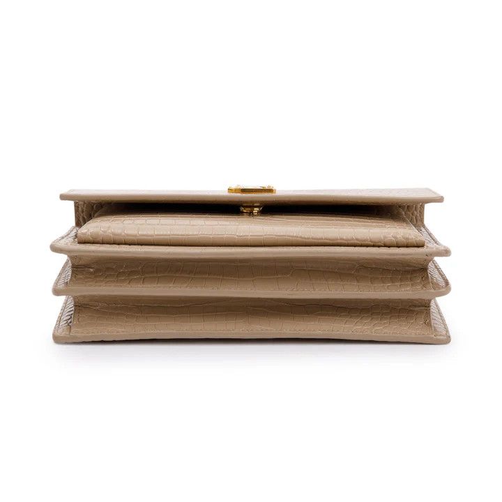 Saint Laurent Paris o1s1wg110125 442906 Size: OS / Medium Shoulder Bag in Beige Size ONE SIZE - 7 Thumbnail