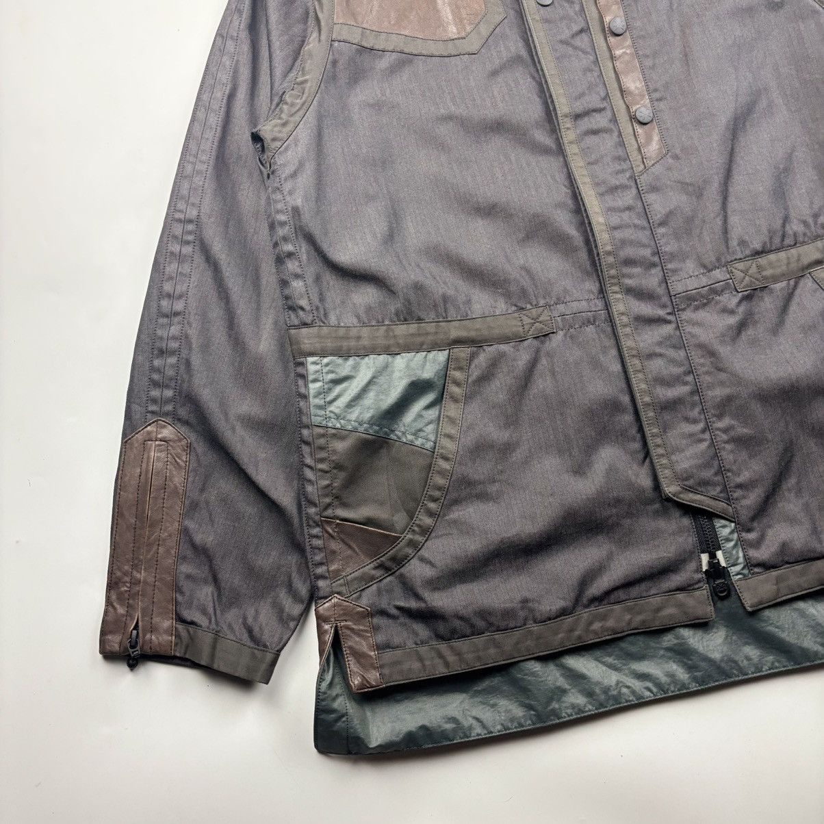 White Mountaineering White Mountaineering Multi Cloth Military Jacket Size US L / EU 52-54 / 3 - 5 Thumbnail