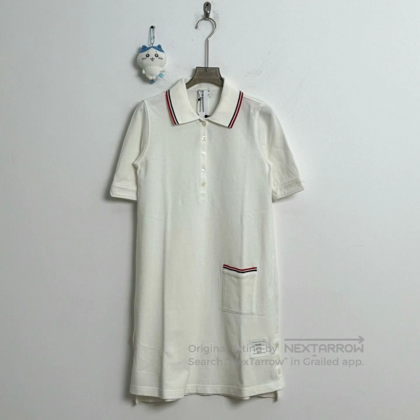Thom Browne Thom Browne White Logo Pocket Dress. Size S / US 4 / IT 40 - 1 Thumbnail