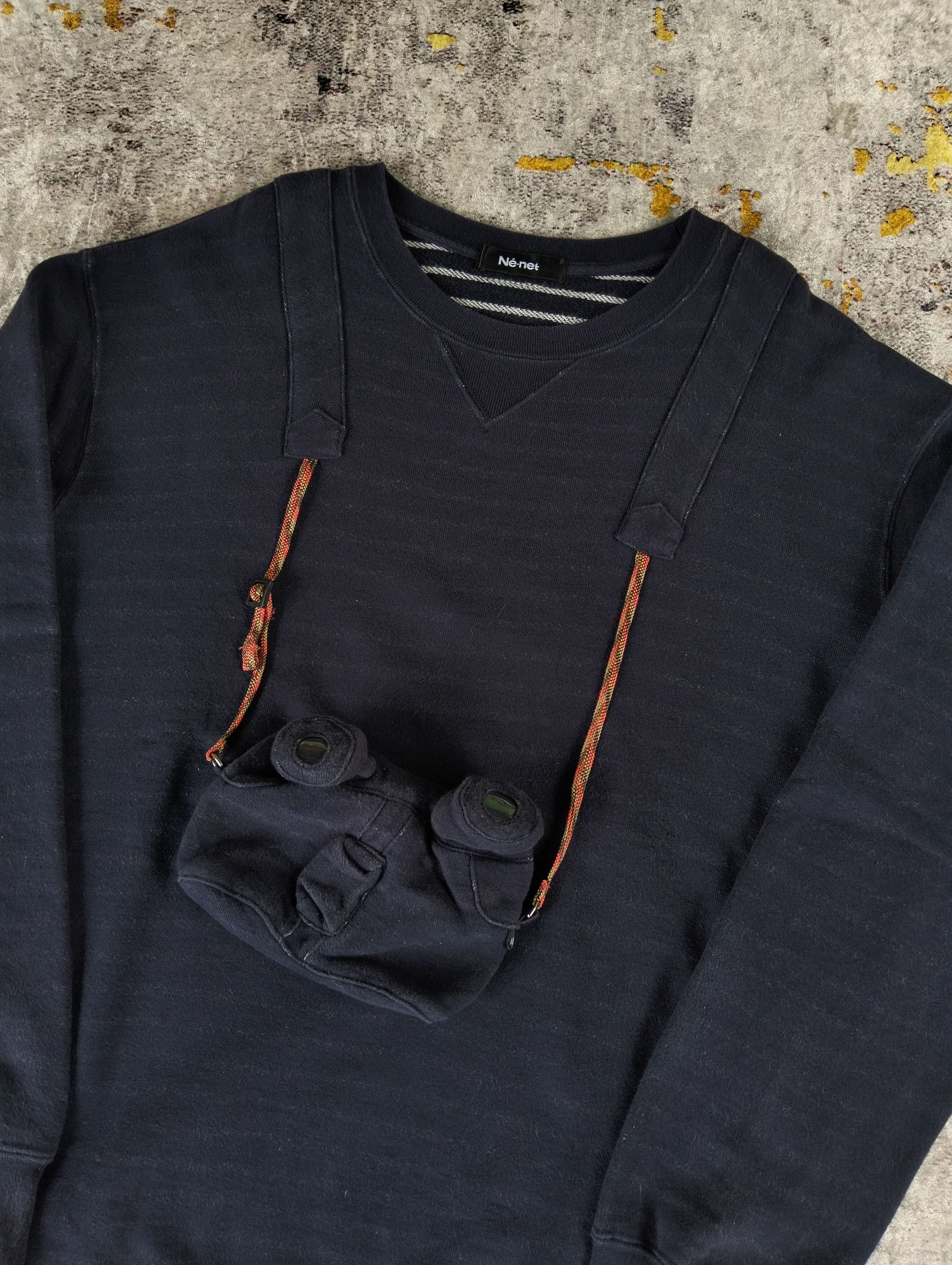 Ne-Net Ne-Net by Issey Miyake 3D Camera Crewneck Sweatshirts Size US L / EU 52-54 / 3 - 3 Thumbnail