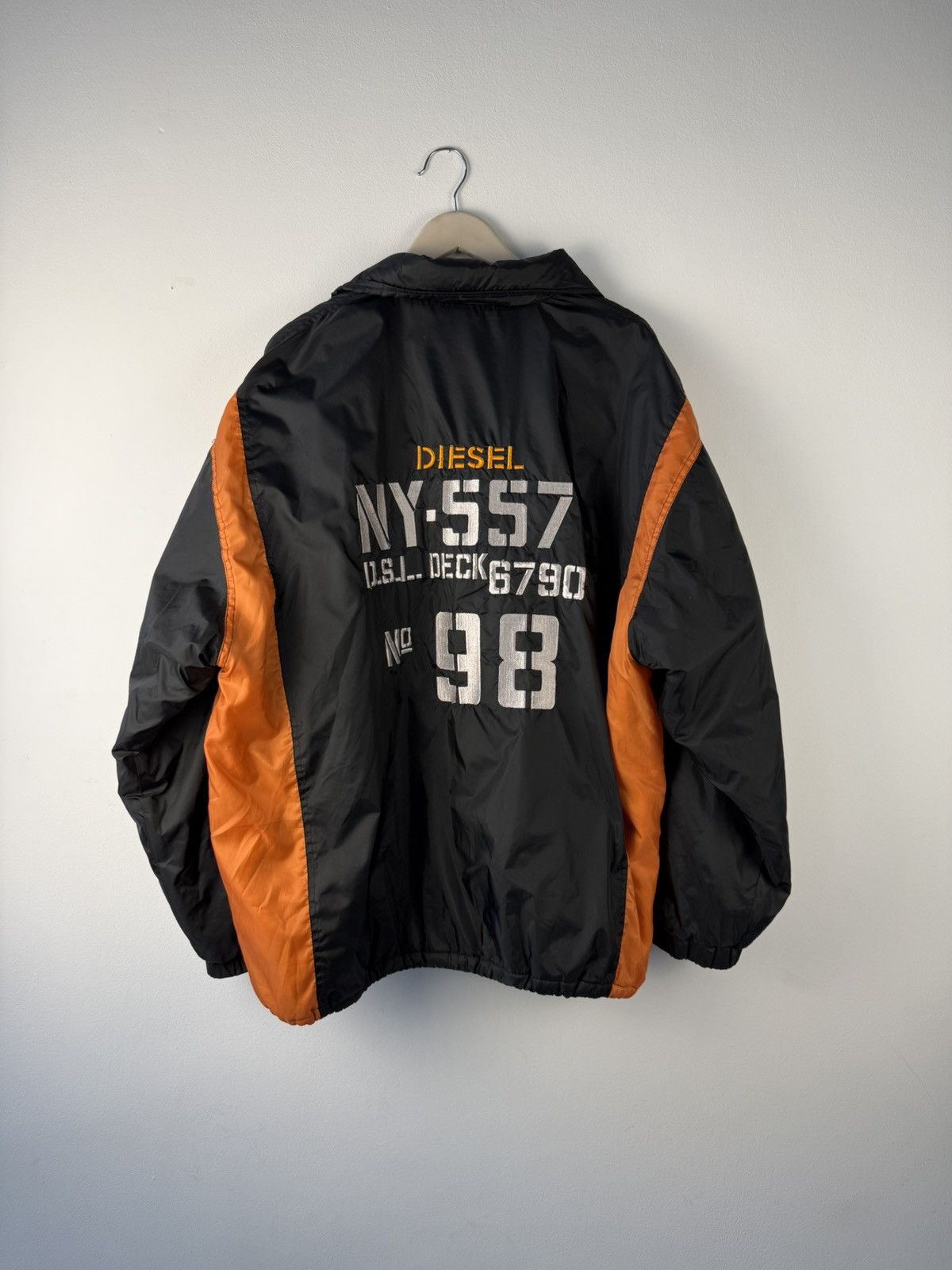 Diesel Diesel Vintage Big Logo Black Jacket Size US XXL / EU 58 / 5 - 2 Thumbnail