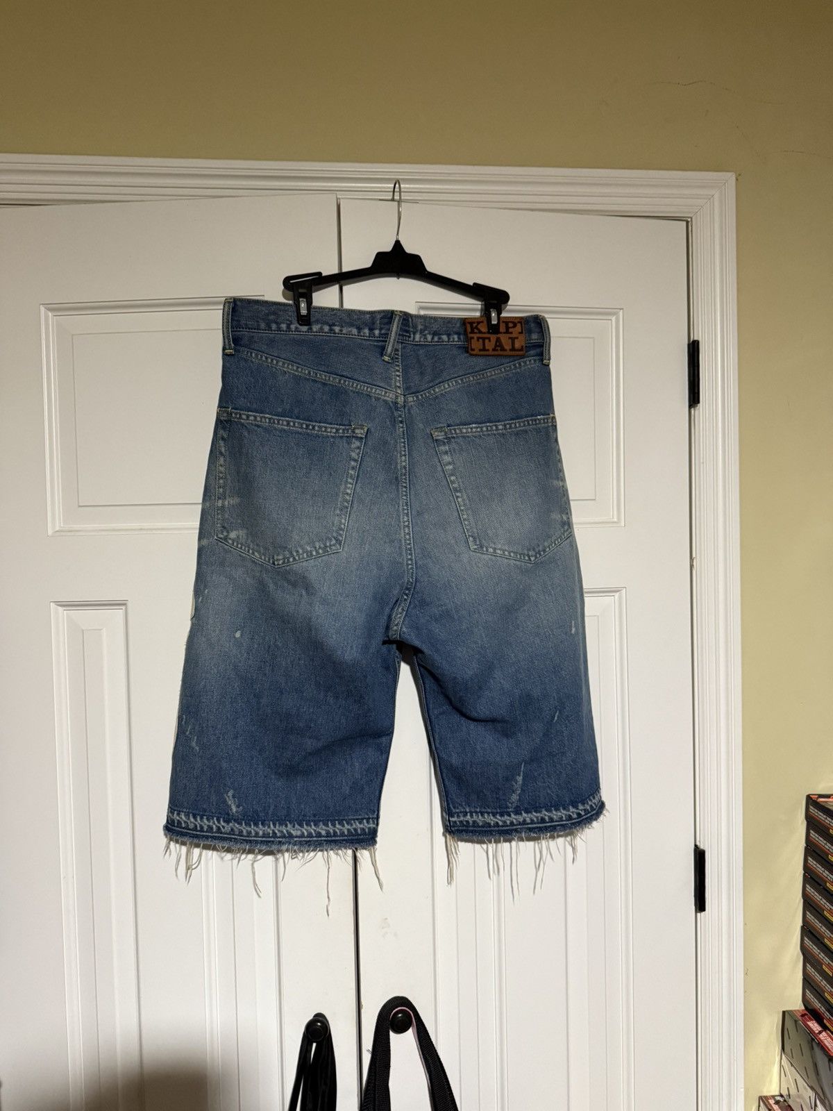 Kapital Kapital Denim Bone Shorts Size US 34 / EU 50 - 2 Thumbnail