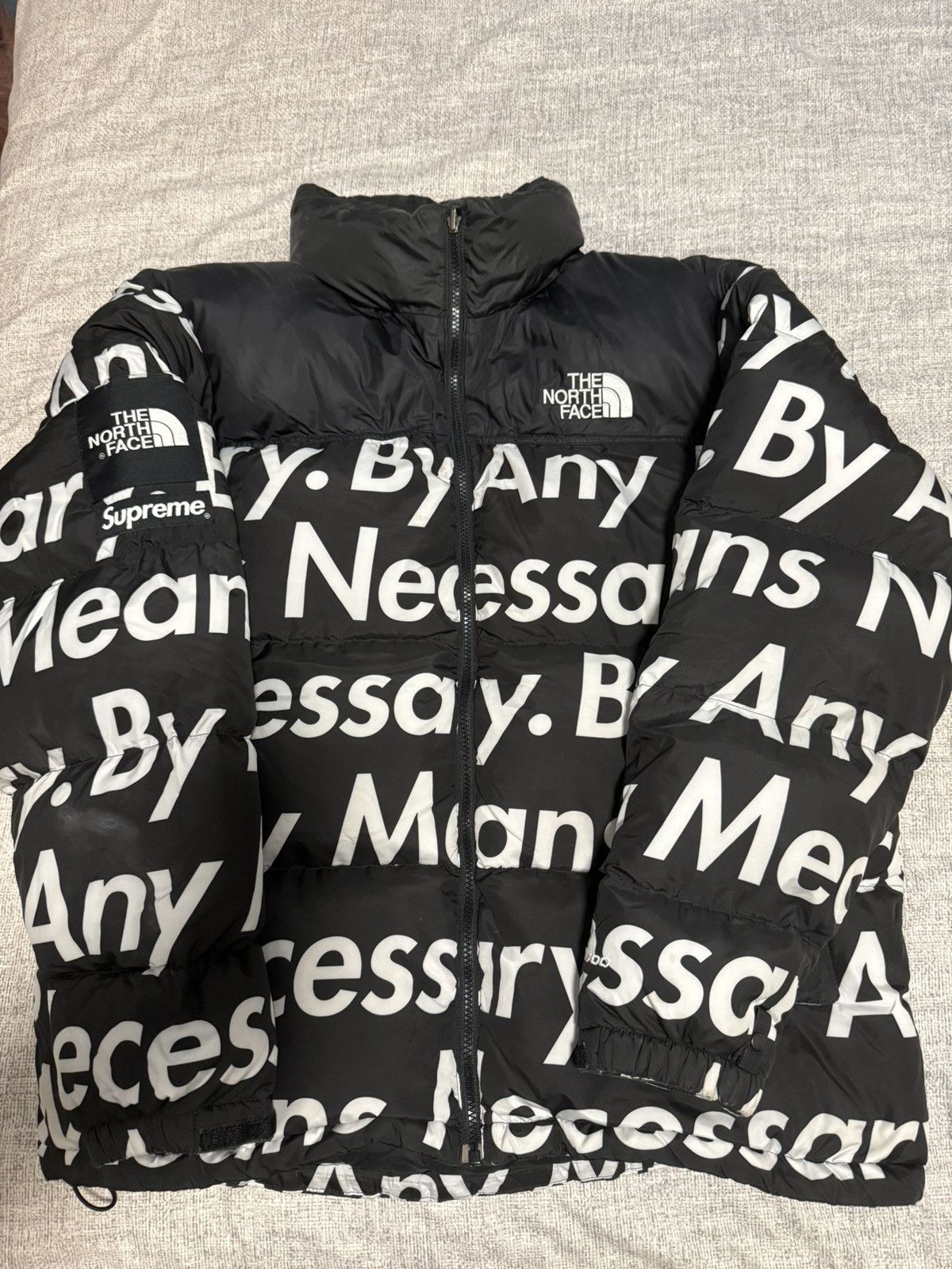 Supreme × The North Face Supreme tnf the north face black bamn nuptse Jacket Size US XL / EU 56 / 4 - 1 Thumbnail
