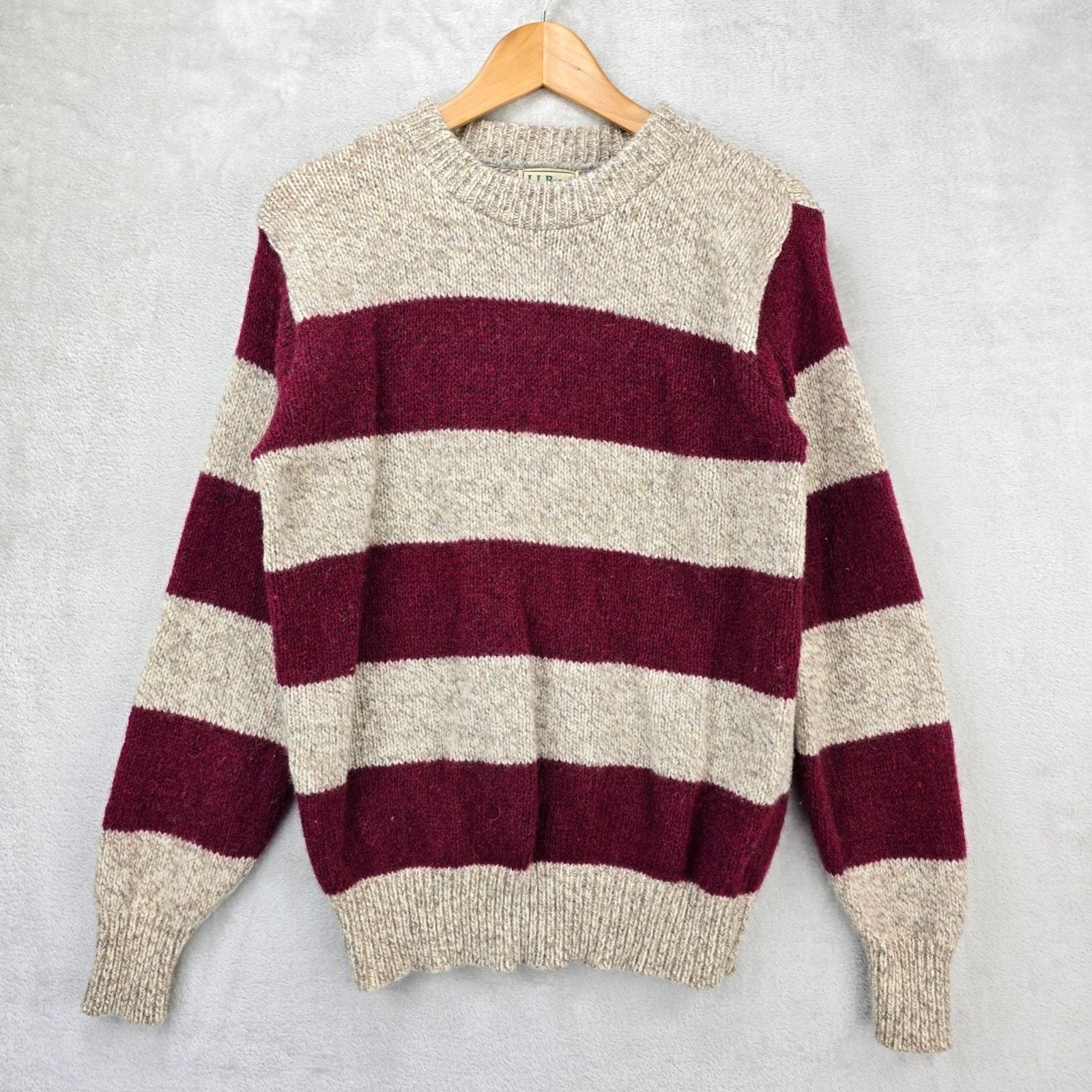 L.L. Bean Vintage L.L. Bean Wool Knit Sweater Womens Medium 80s USA Size M / US 6-8 / IT 42-44 - 1 Thumbnail