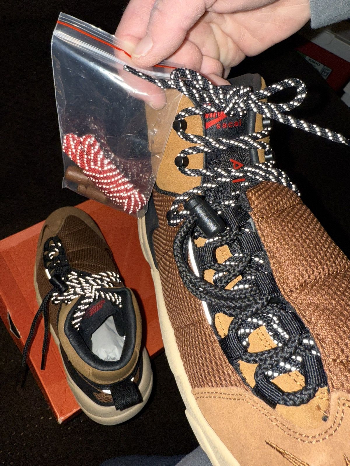 Nike × Sacai Nike Sacai SP Magmascape “Light British Tan” boots shoes NEW Size US 8.5 / EU 41-42 - 22 Thumbnail