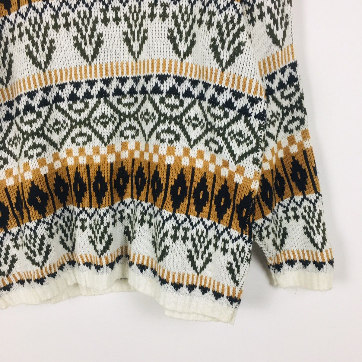 Homespun Knitwear × Vintage Vintage Croquet Club Jumper Knit Size S / US 4 / IT 40 - 3 Thumbnail