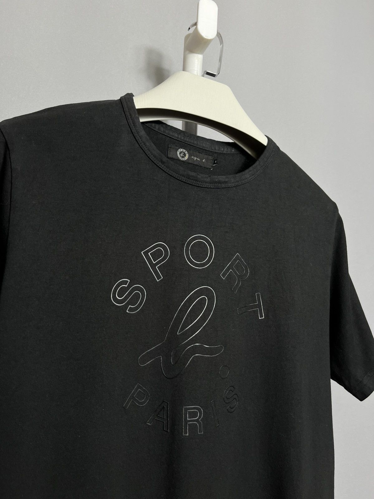 agnes b. Agnes B. Sport Paris Black men’s cotton shorts sleeve crew Size US M / EU 48-50 / 2 - 3 Thumbnail