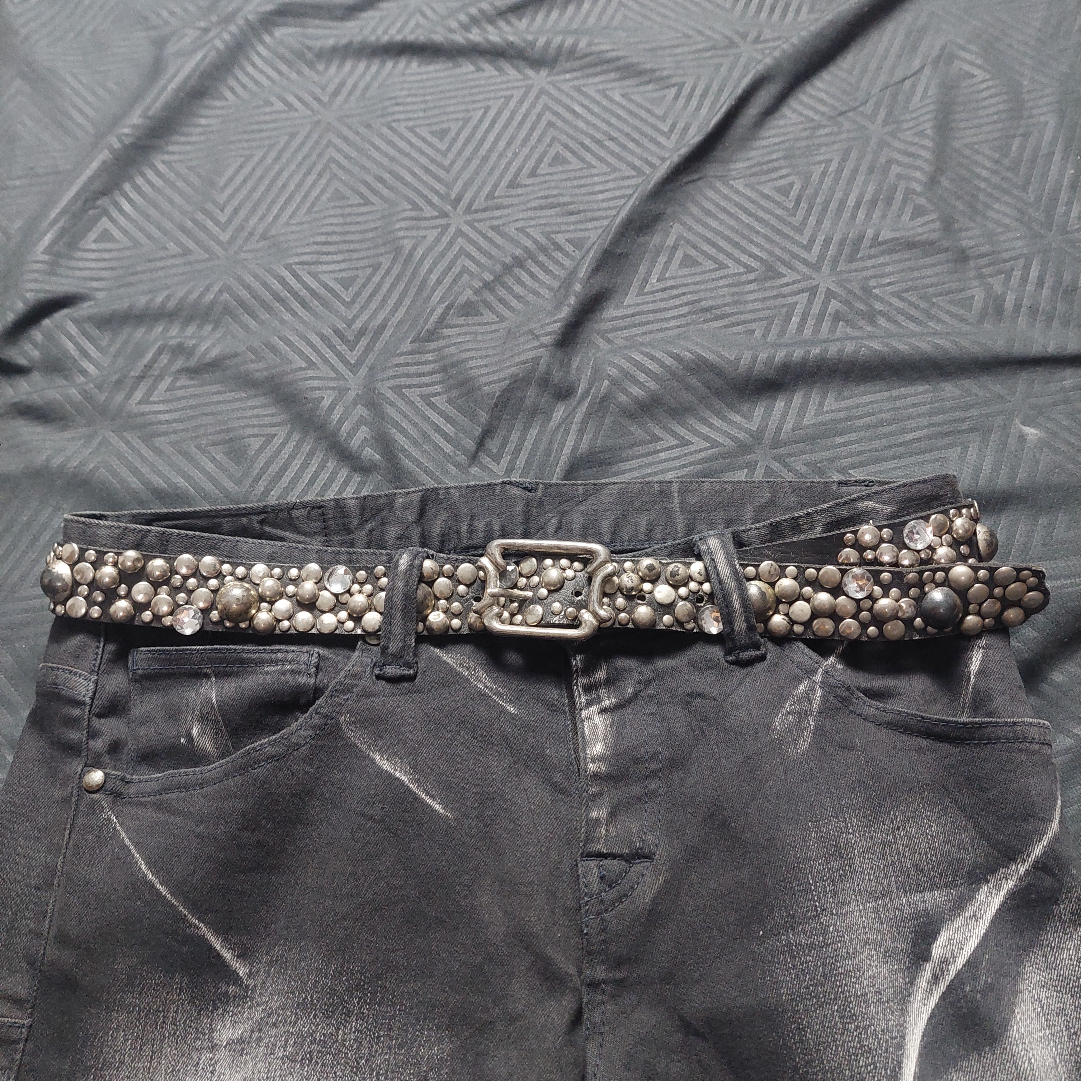 Vintage Studed belt Size ONE SIZE - 8 Thumbnail