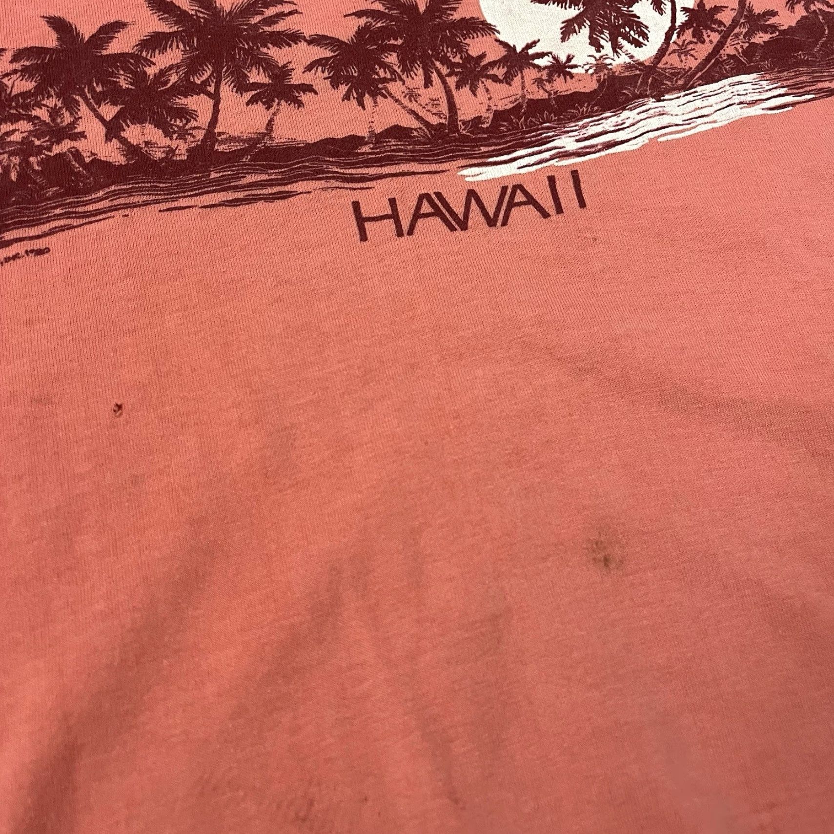 Vintage VINTAGE Hef-T Surf T-Shirt Pink Long Sleeve L USA Hawaii Beach 70s 80s Tourist Mens Size US L / EU 52-54 / 3 - 4 Thumbnail