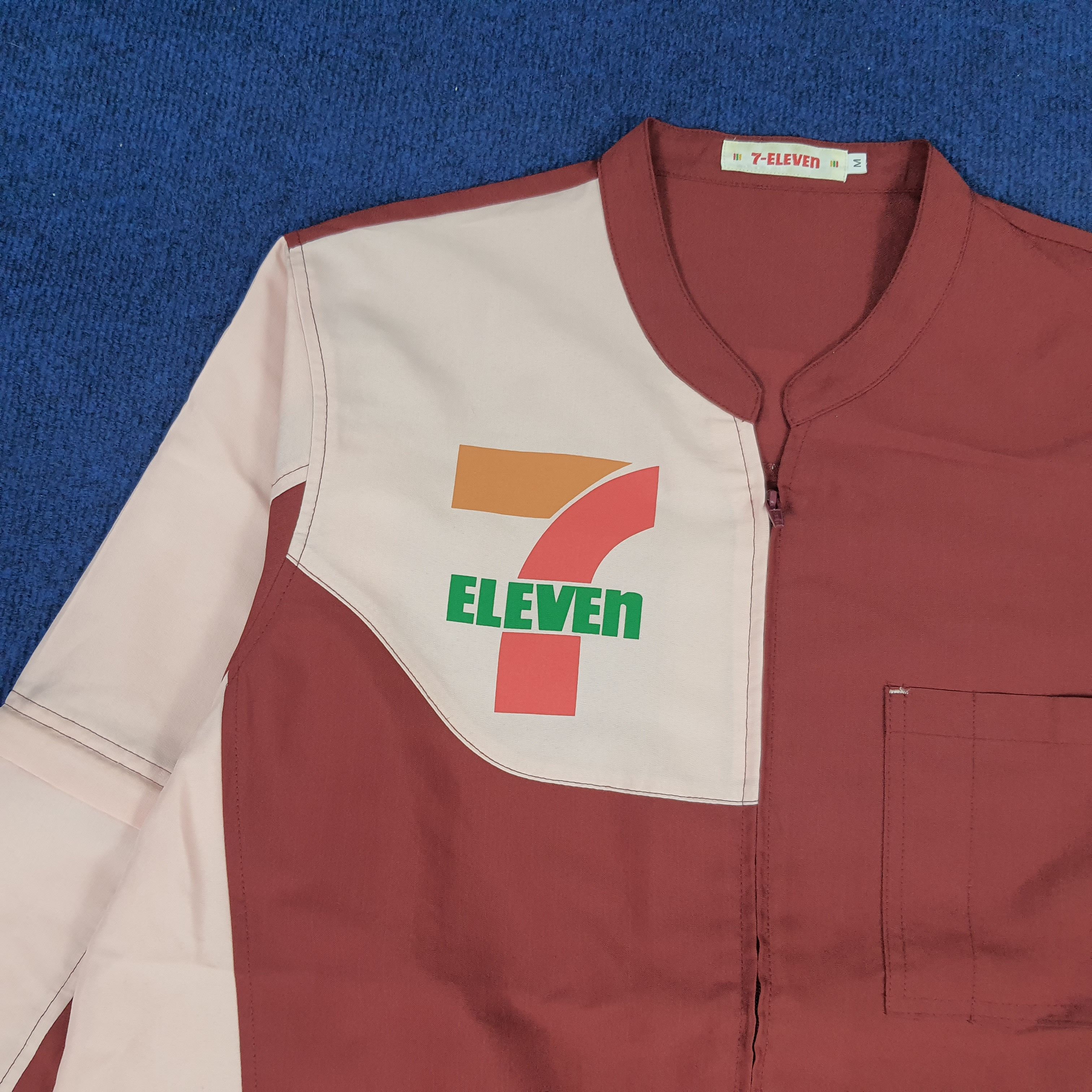 Japanese Brand × Vintage Vintage 7 Eleven Japan Edition Staff Uniform Work Jacket Size US M / EU 48-50 / 2 - 2 Thumbnail